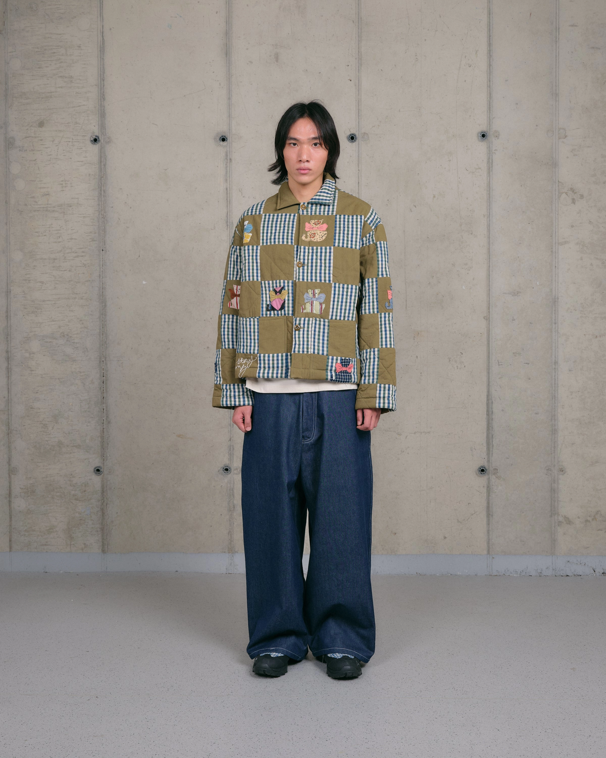 Home Jeans - Dark Denim Wonky-Wear Casual Chic Wear Air Beauty