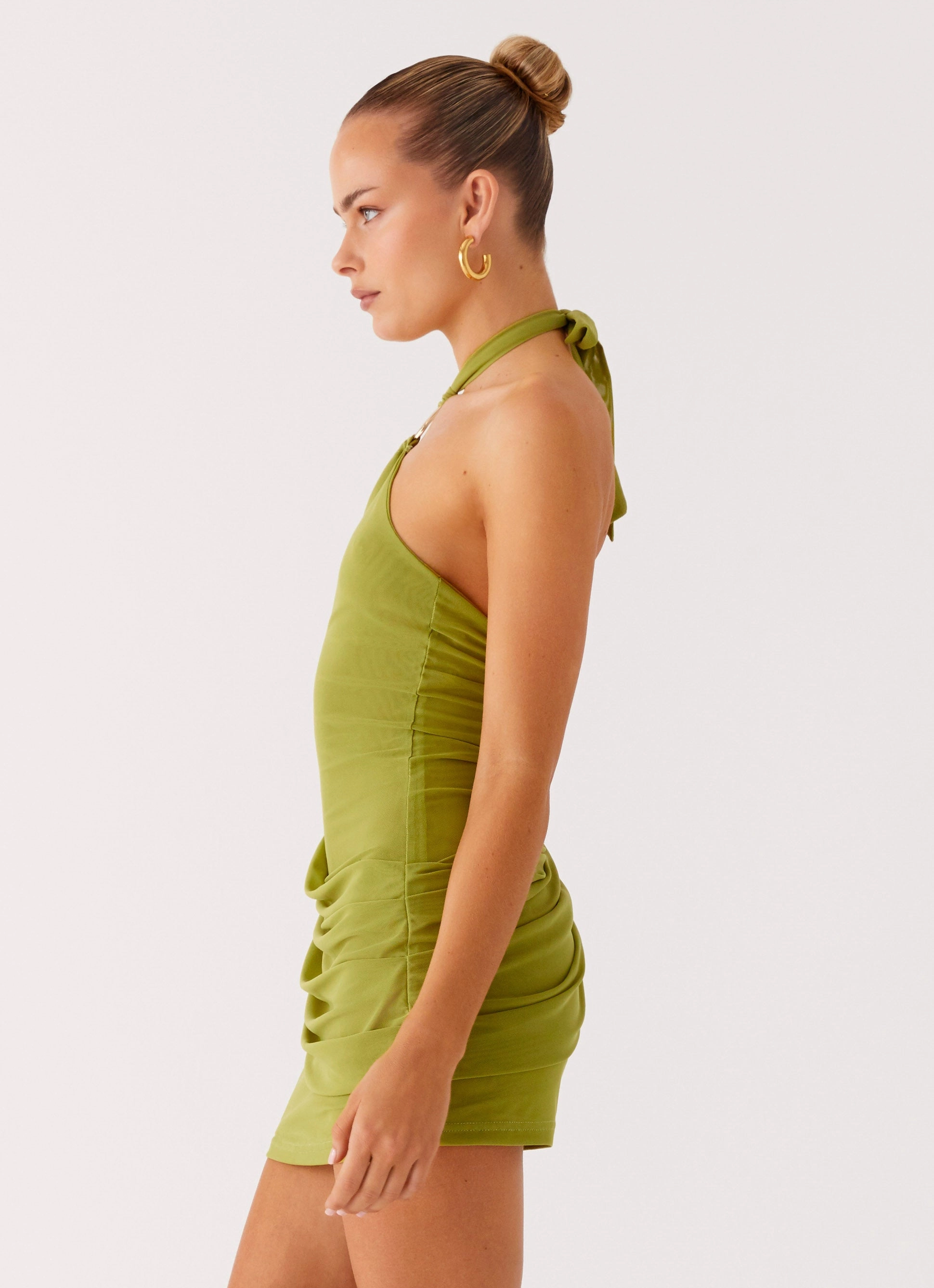 Henrietta Mini Dress - Citrus Pure Stitch Wrinkle-Resistant