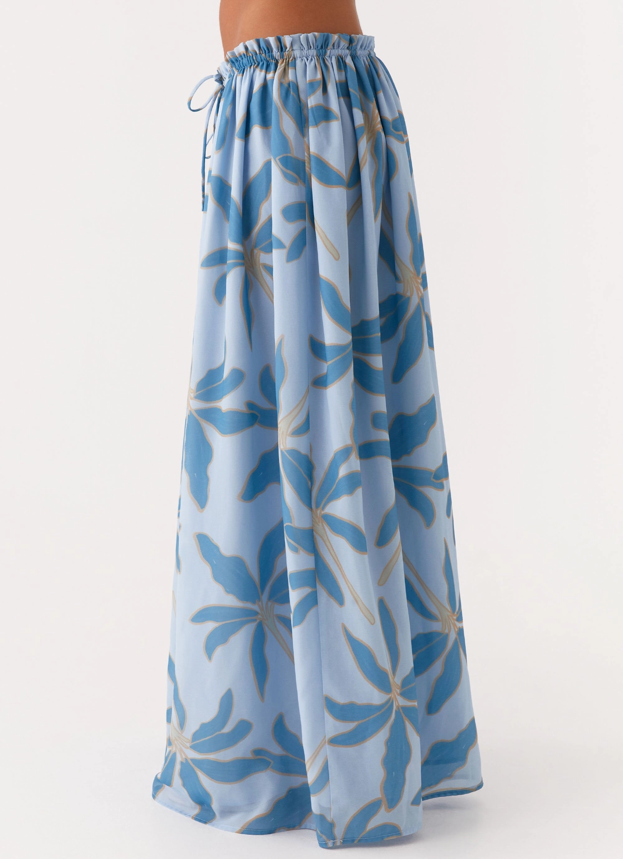 Zaya Maxi Skirt - Opulent Blue Outfit Shot