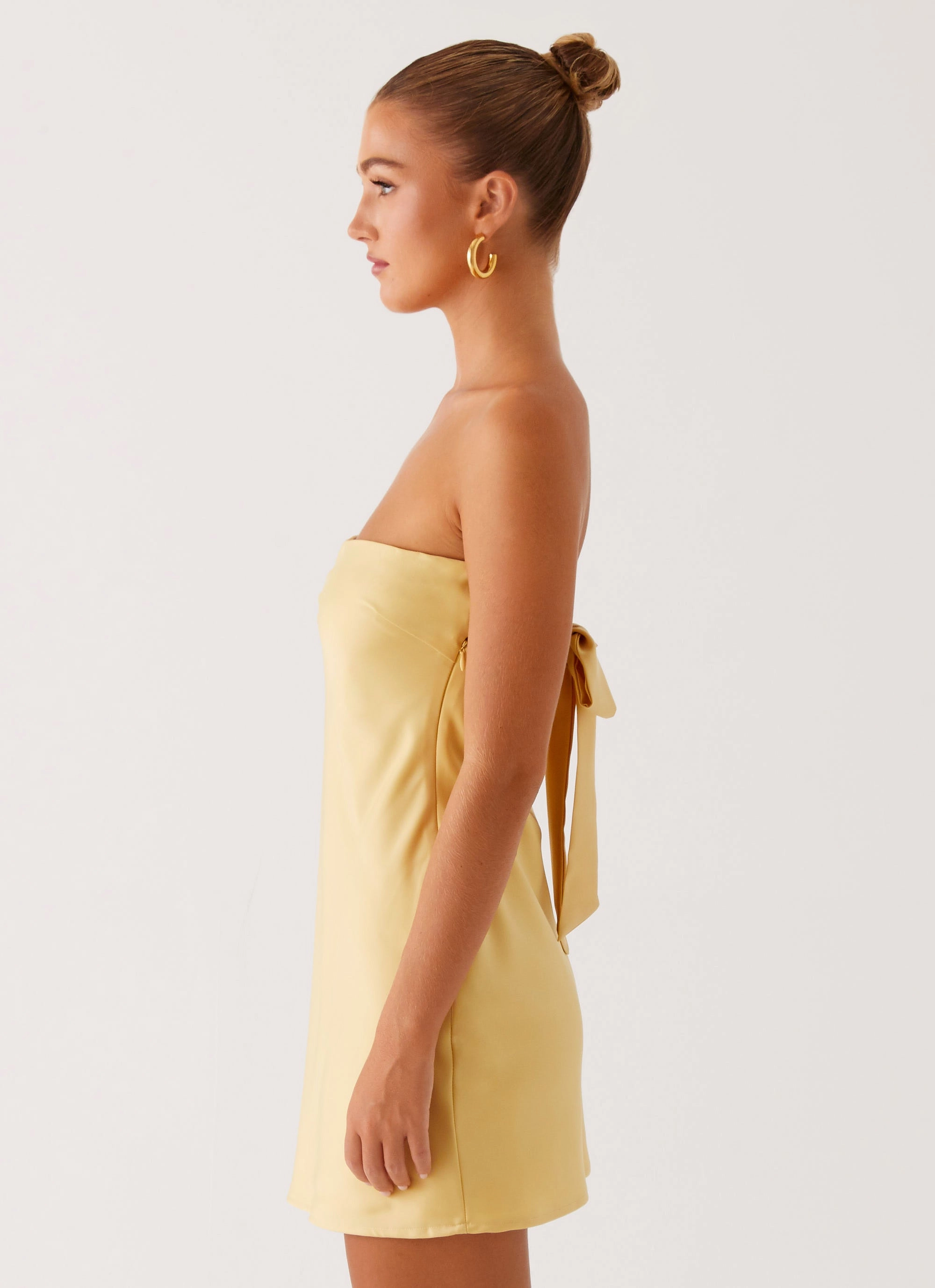 Shade Glow Yulina Mini Dress - Yellow