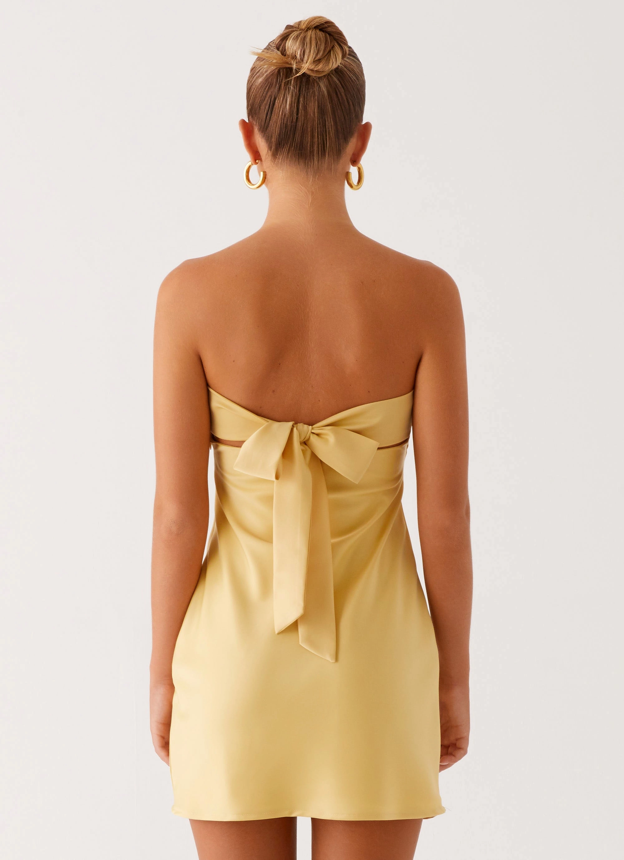 Basic Cool Yulina Mini Dress - Yellow