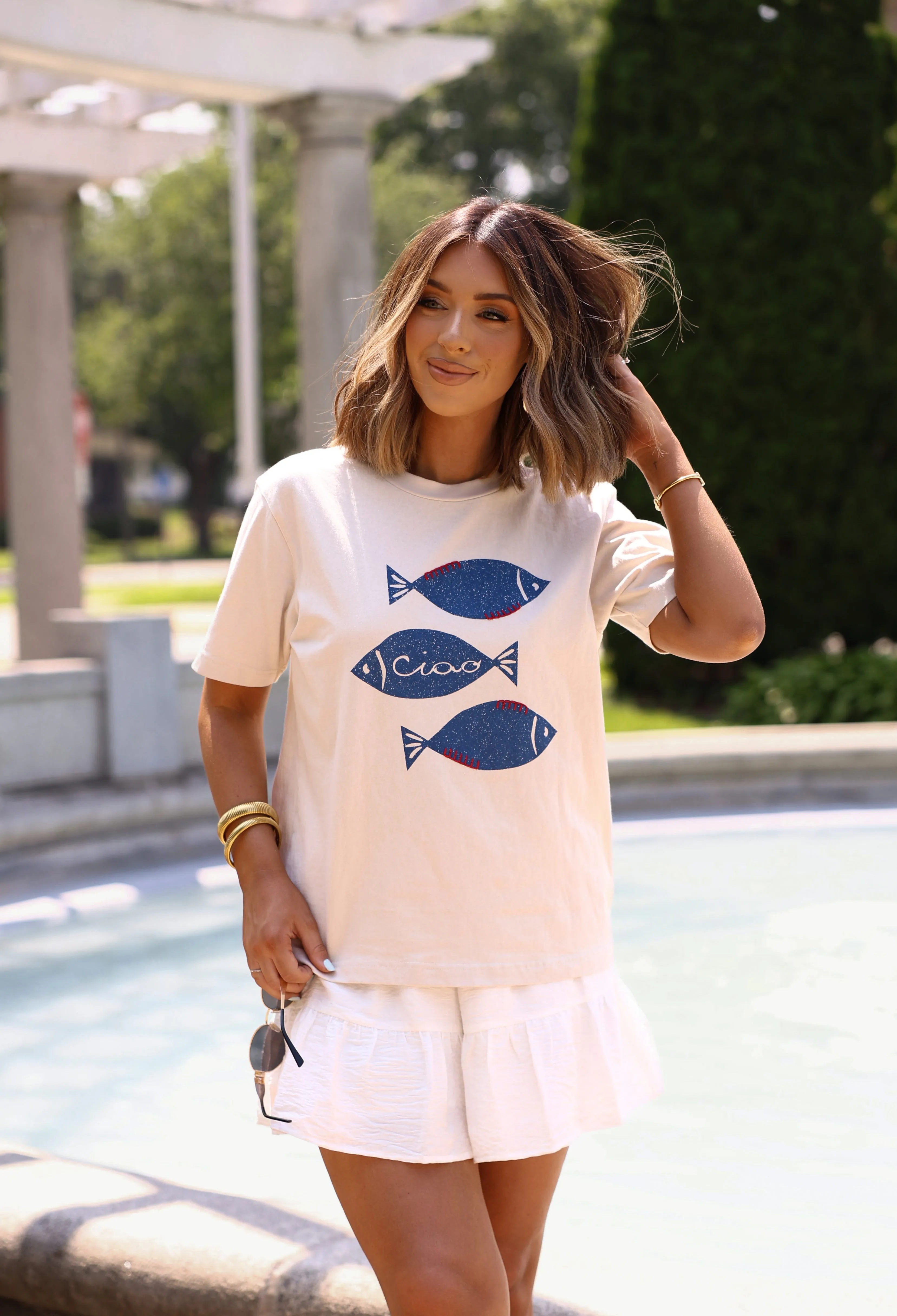 Recycled Material Blend Wear Resistant Fabric Ciao Tee