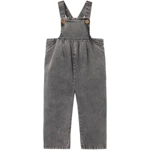 Lil'Atelier Light Grey Denim Tems Loose Denim Overalls
