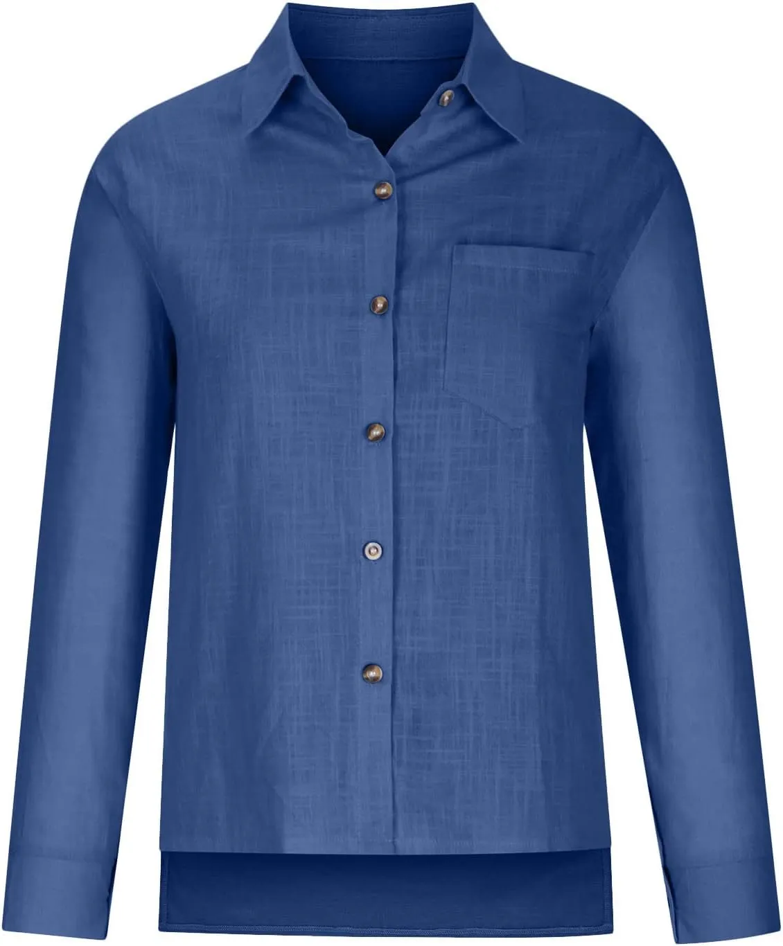 Linen Shirts for Women Button Down Tshirt Dressy Casual Gauze Blouses Comfy Lightweight Long Sleeve Shirts Fall Tops