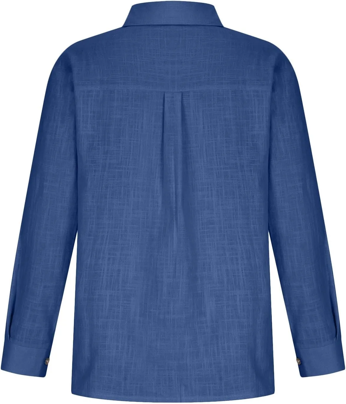 Linen Shirts for Women Button Down Tshirt Dressy Casual Gauze Blouses Comfy Lightweight Long Sleeve Shirts Fall Tops