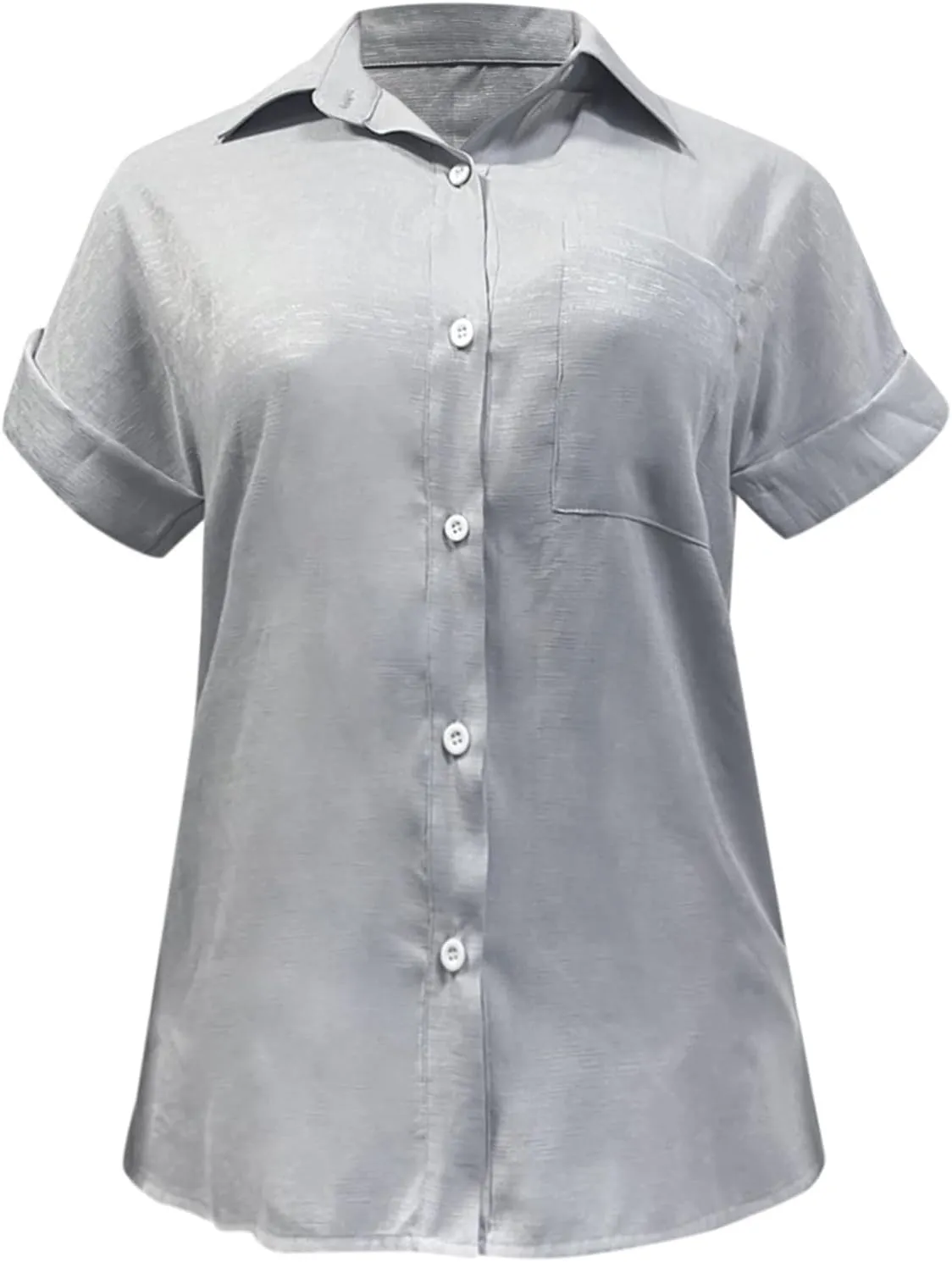 Linen Shirts for Women Print Natural Autumn Fragrant Fabric Shirt Blue Shirts for Women Oversized Button Down Shirts