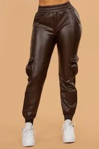 Liquid Cargo Pants - Brown