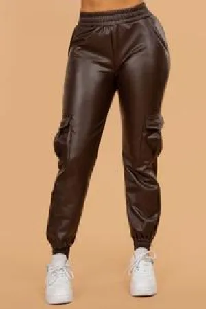 Liquid Cargo Pants - Brown