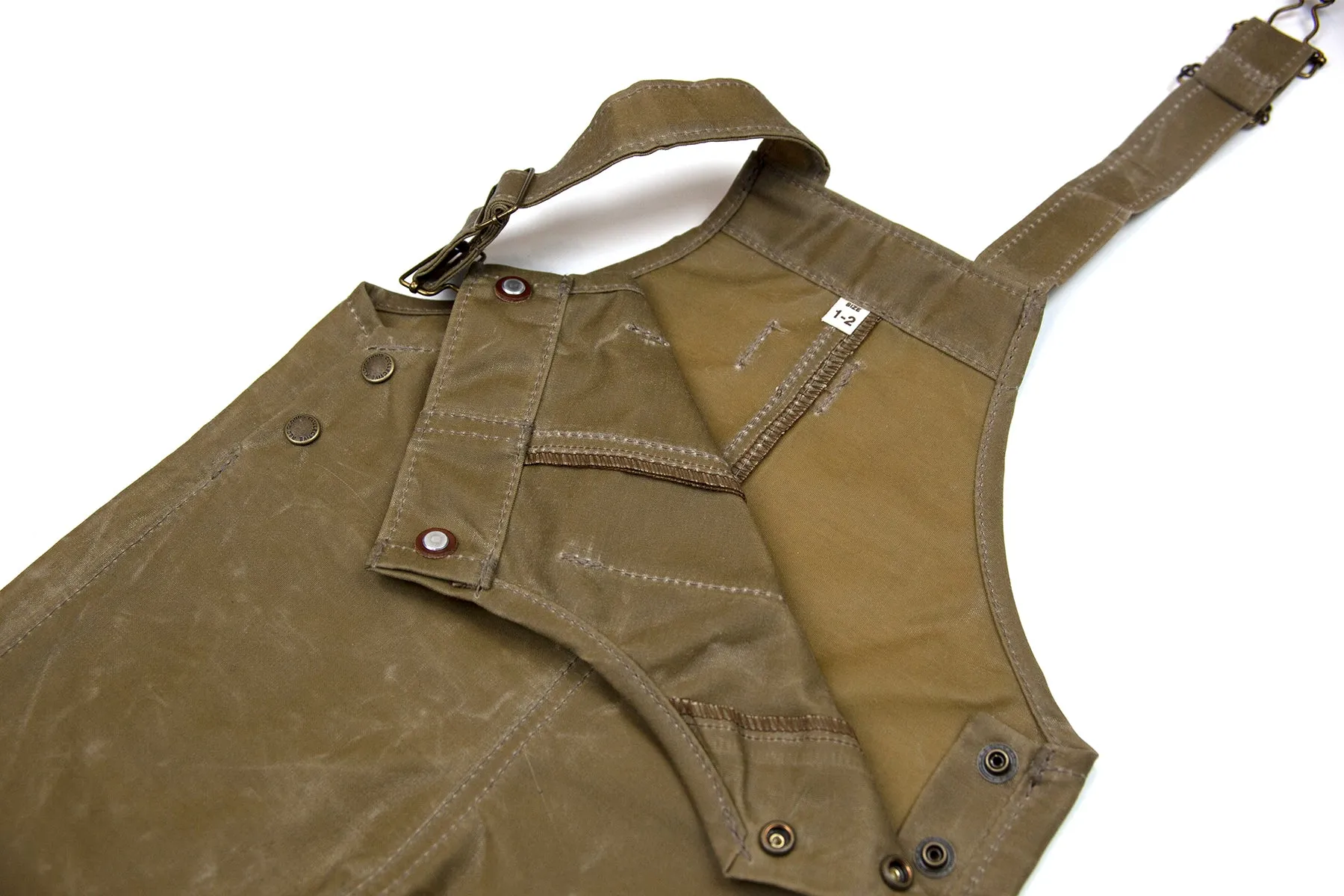 Little Clouds Overalls - Waxed Canvas