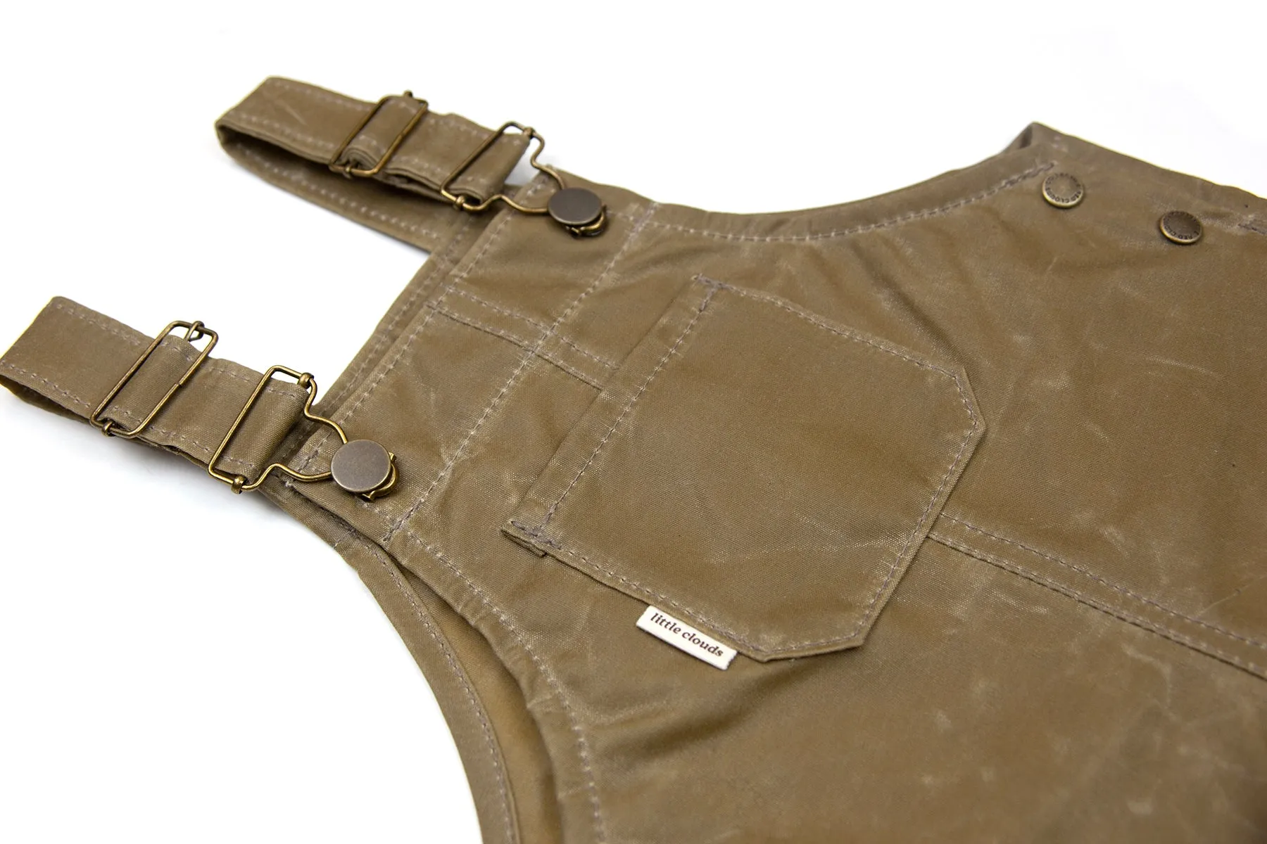 Little Clouds Overalls - Waxed Canvas