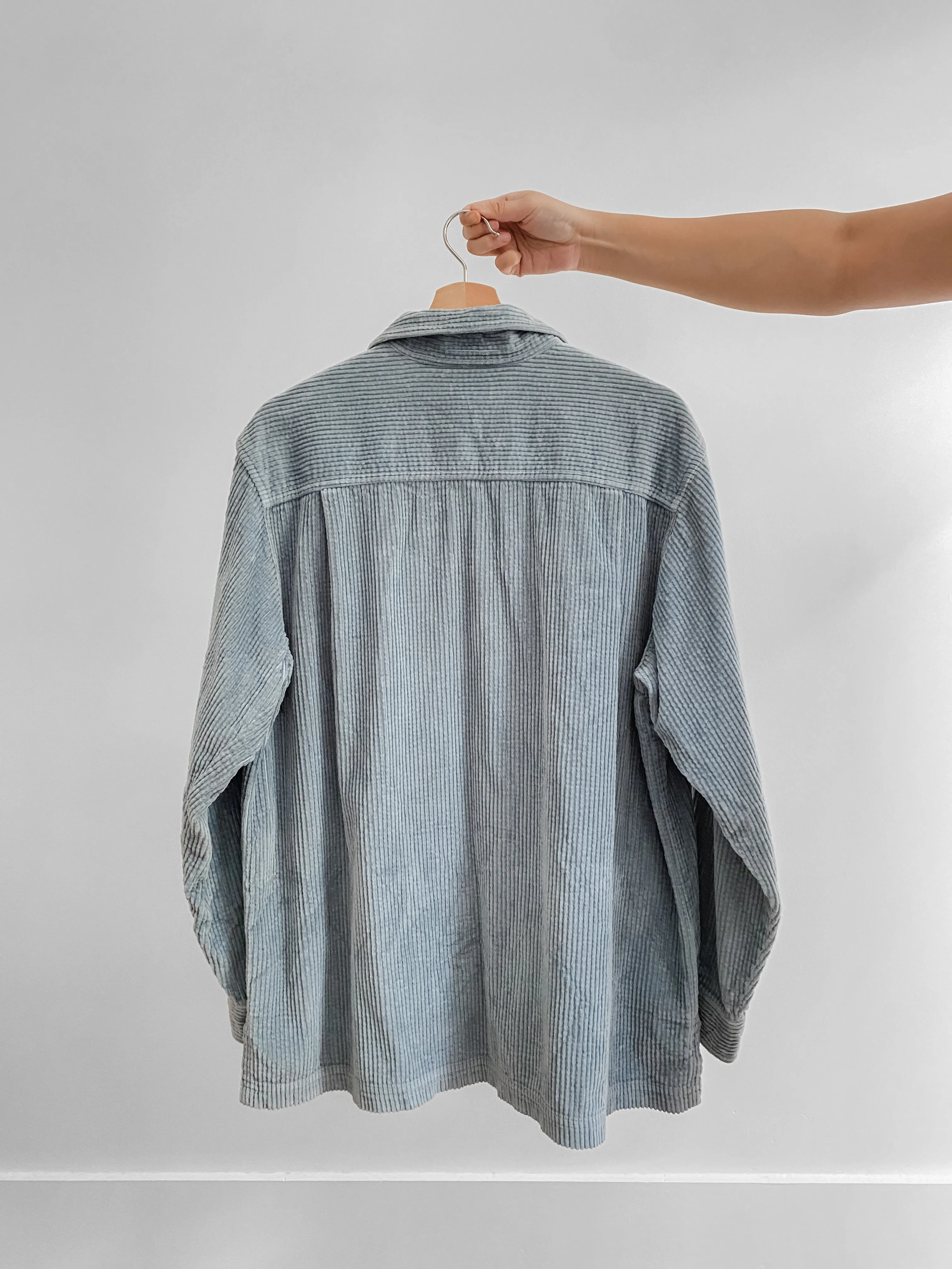 LL Bean Powder Blue Corduroy (L)