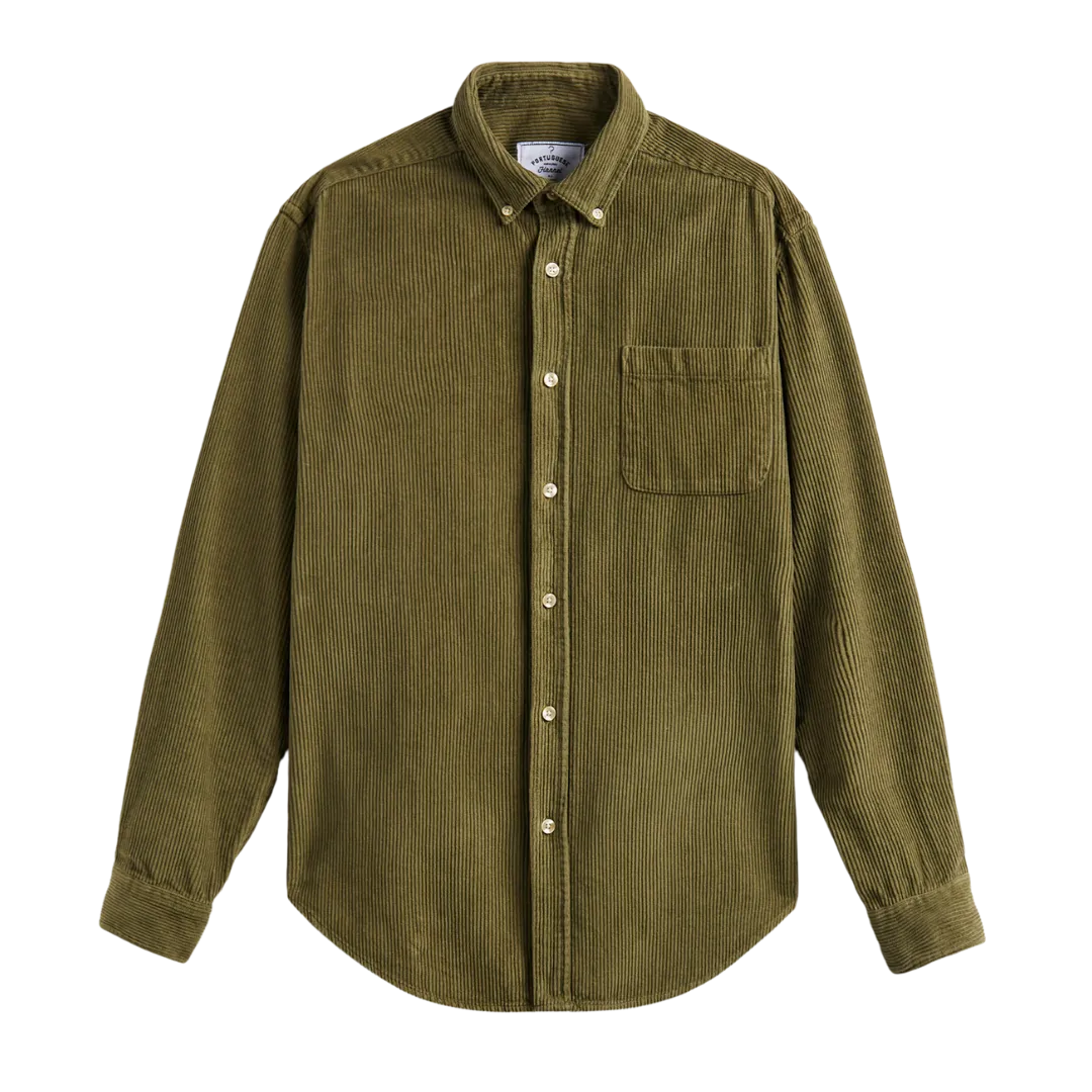 Lobo Corduroy Shirt - Olive