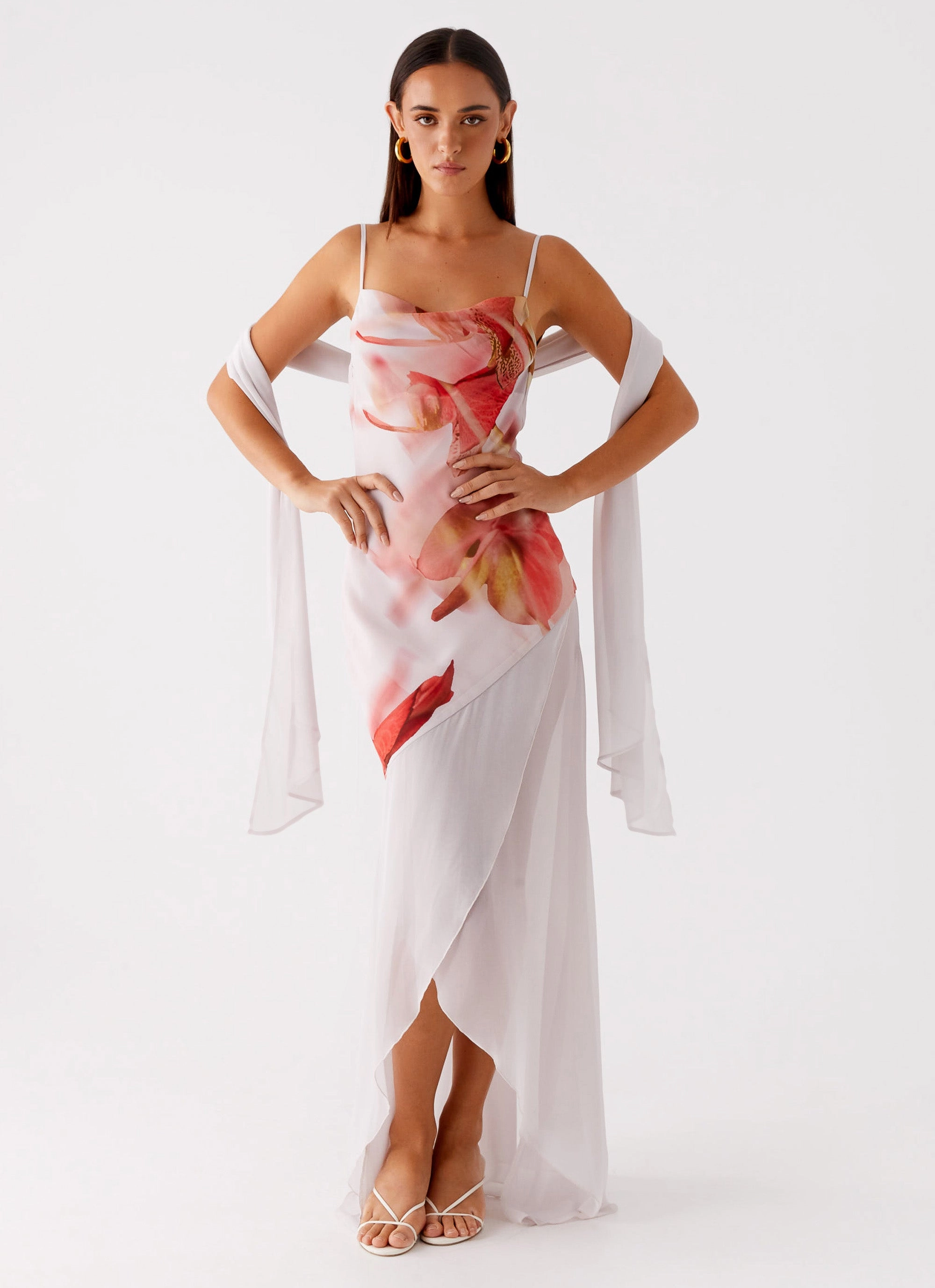 Festival Mood Loire Maxi Dress - Peach Rose