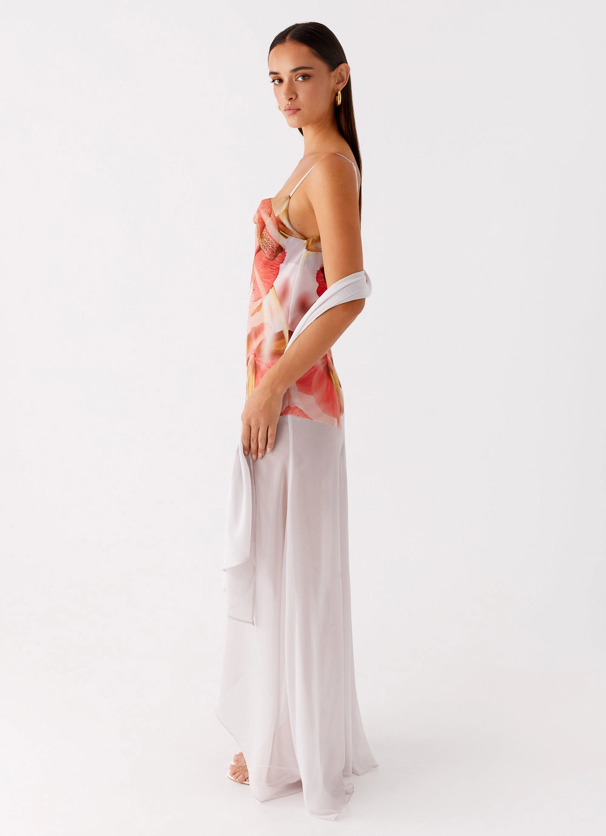 Romantic Hour Loire Maxi Dress - Peach Rose