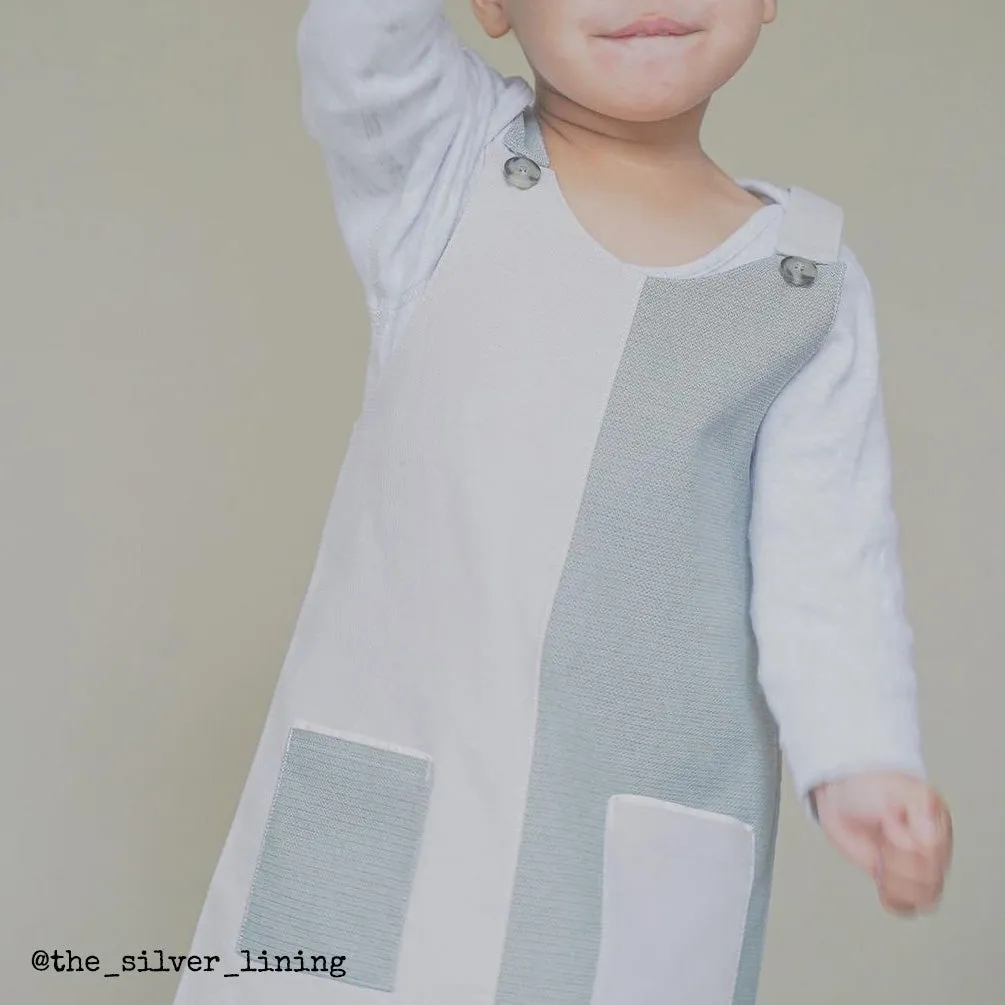 LONDON Dress & Short Overalls - Girl 6-4Y - Paper Sewing Pattern