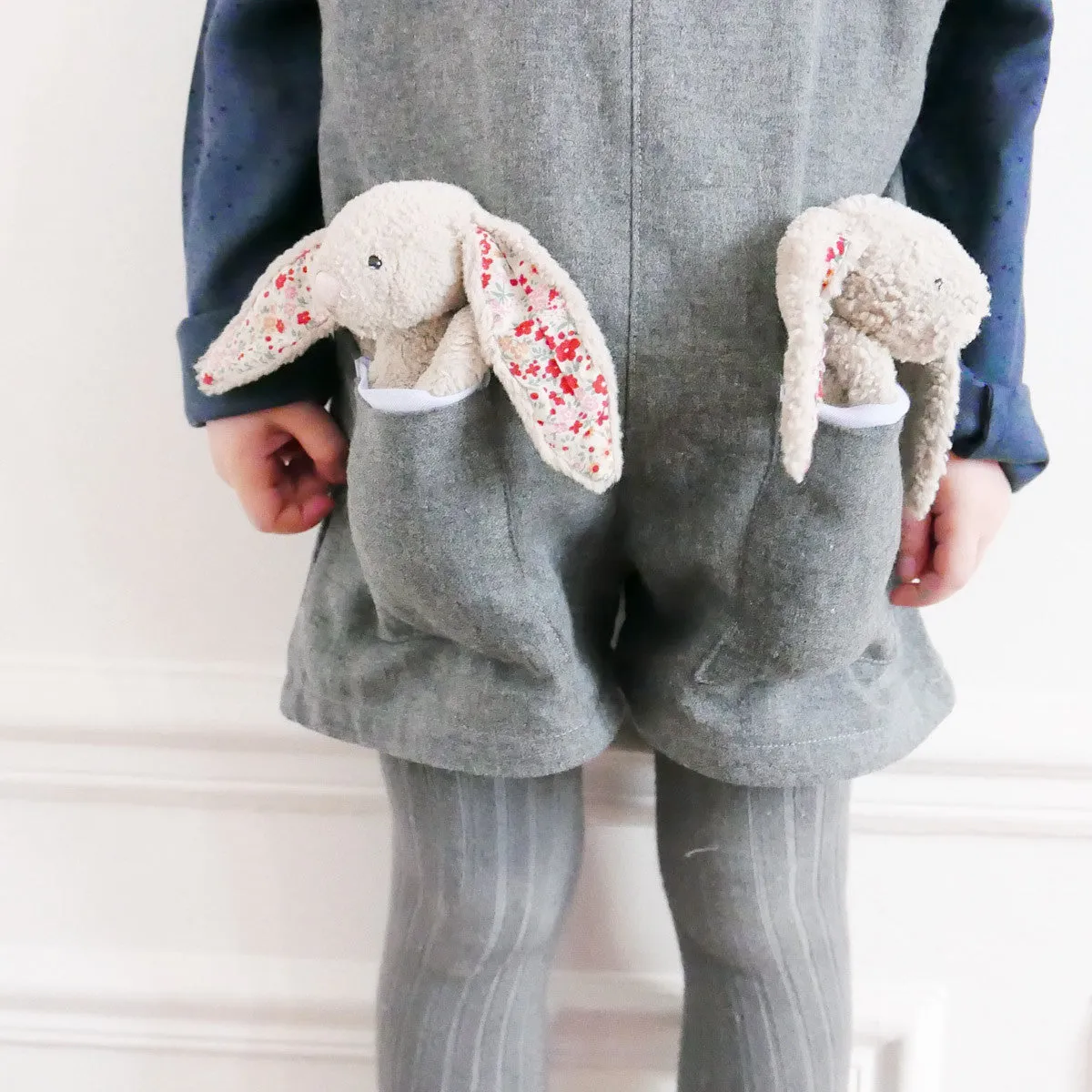 LONDON Dress & Short Overalls - Girl 6-4Y - Paper Sewing Pattern