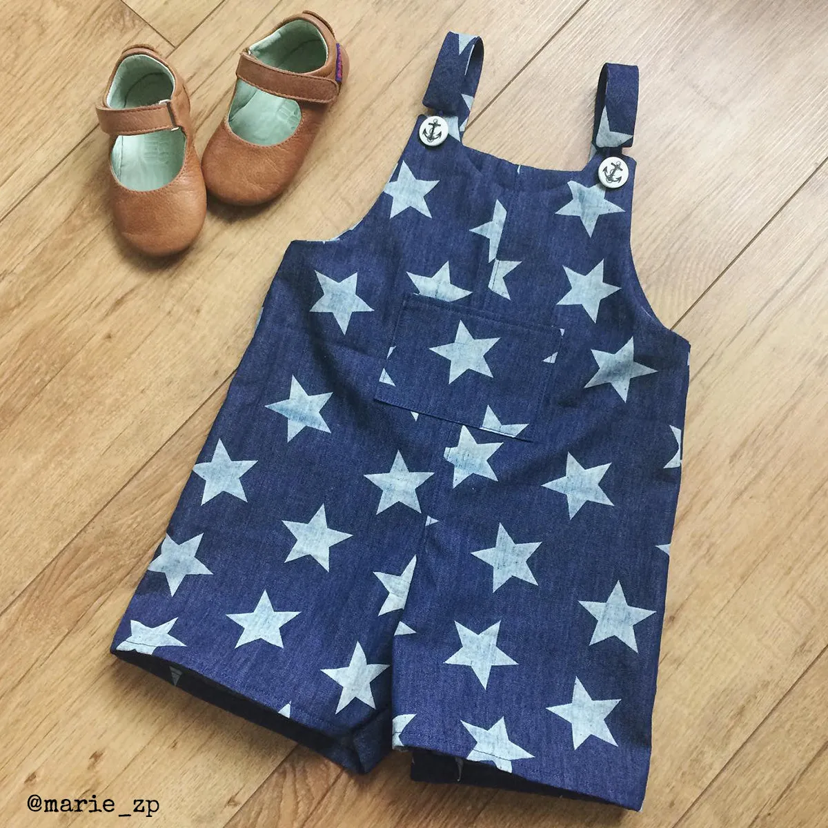 LONDON Dress & Short Overalls - Girl 6-4Y - Paper Sewing Pattern