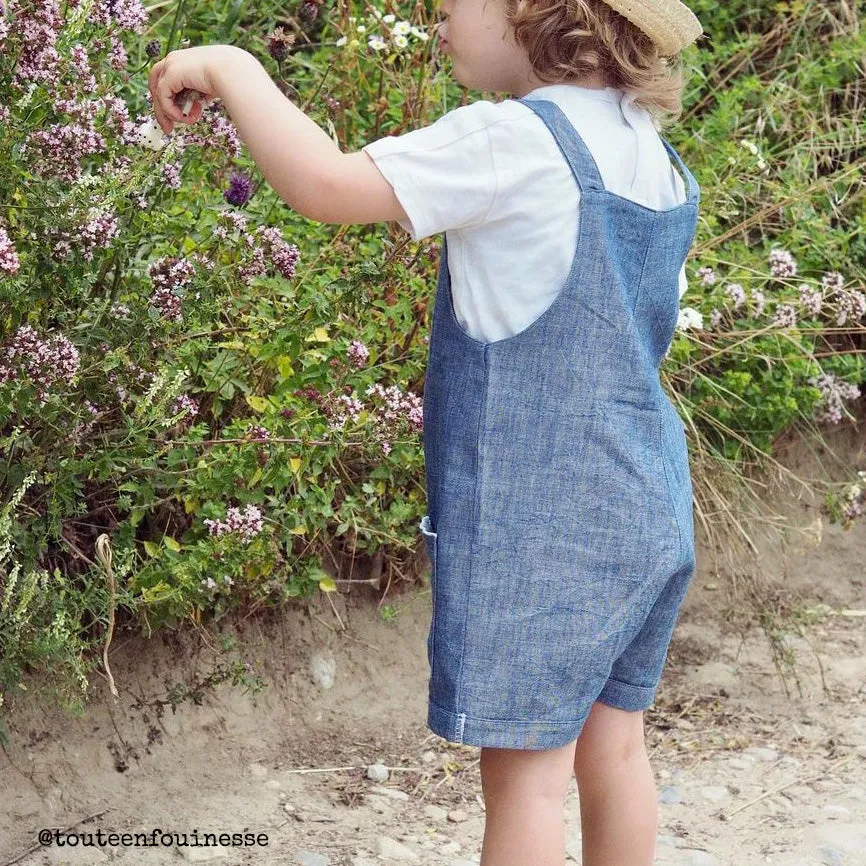 LONDON Dress & Short Overalls - Girl 6-4Y - Paper Sewing Pattern