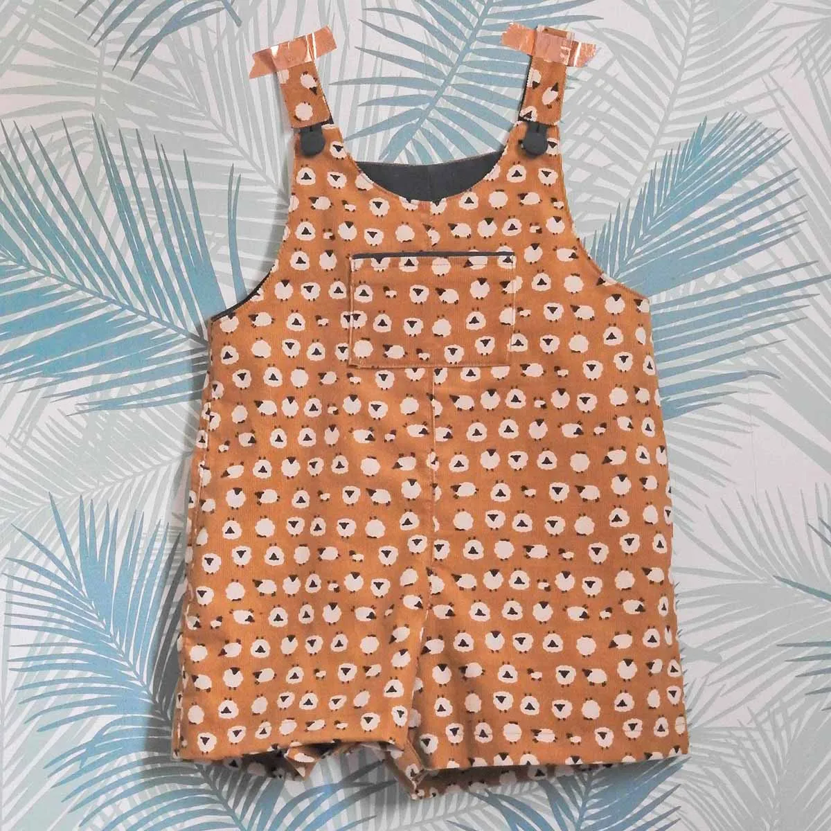 LONDON Dress & Short Overalls - Girl 6-4Y - Paper Sewing Pattern