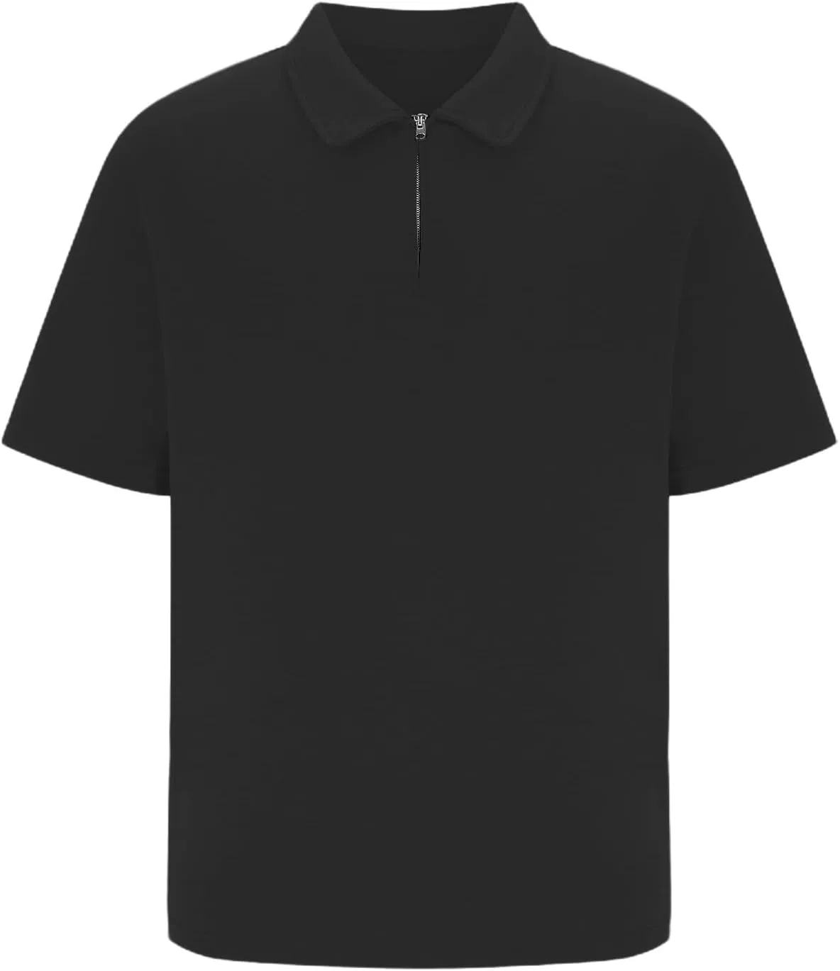 Loose Fit Collared Shirts for Men Short Sleeve Vacation Beach T-Shirts Oversized Summer Workout Streetwear Tops