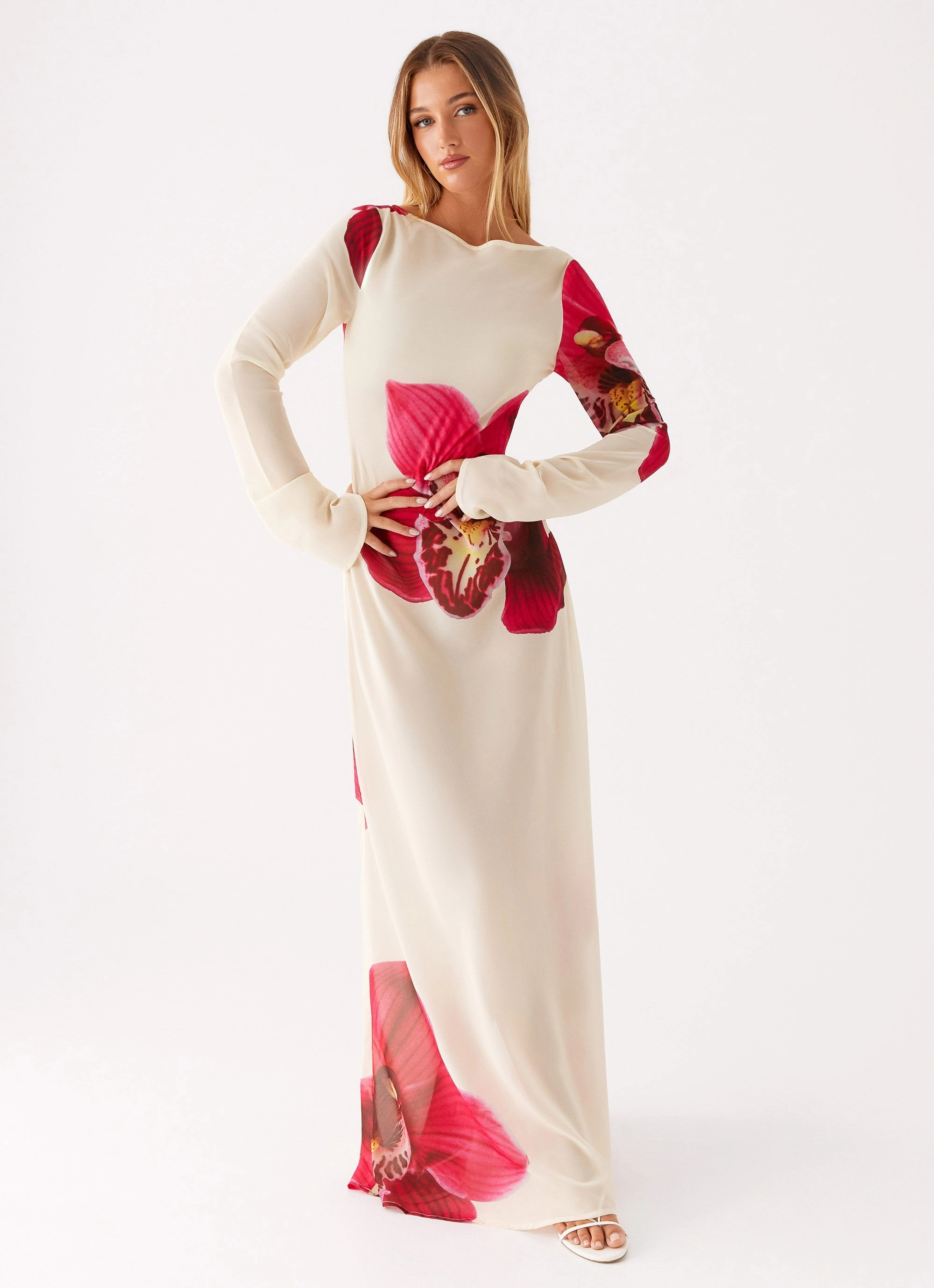Lorde Maxi Dress - Orchid Yellow Winter-Season