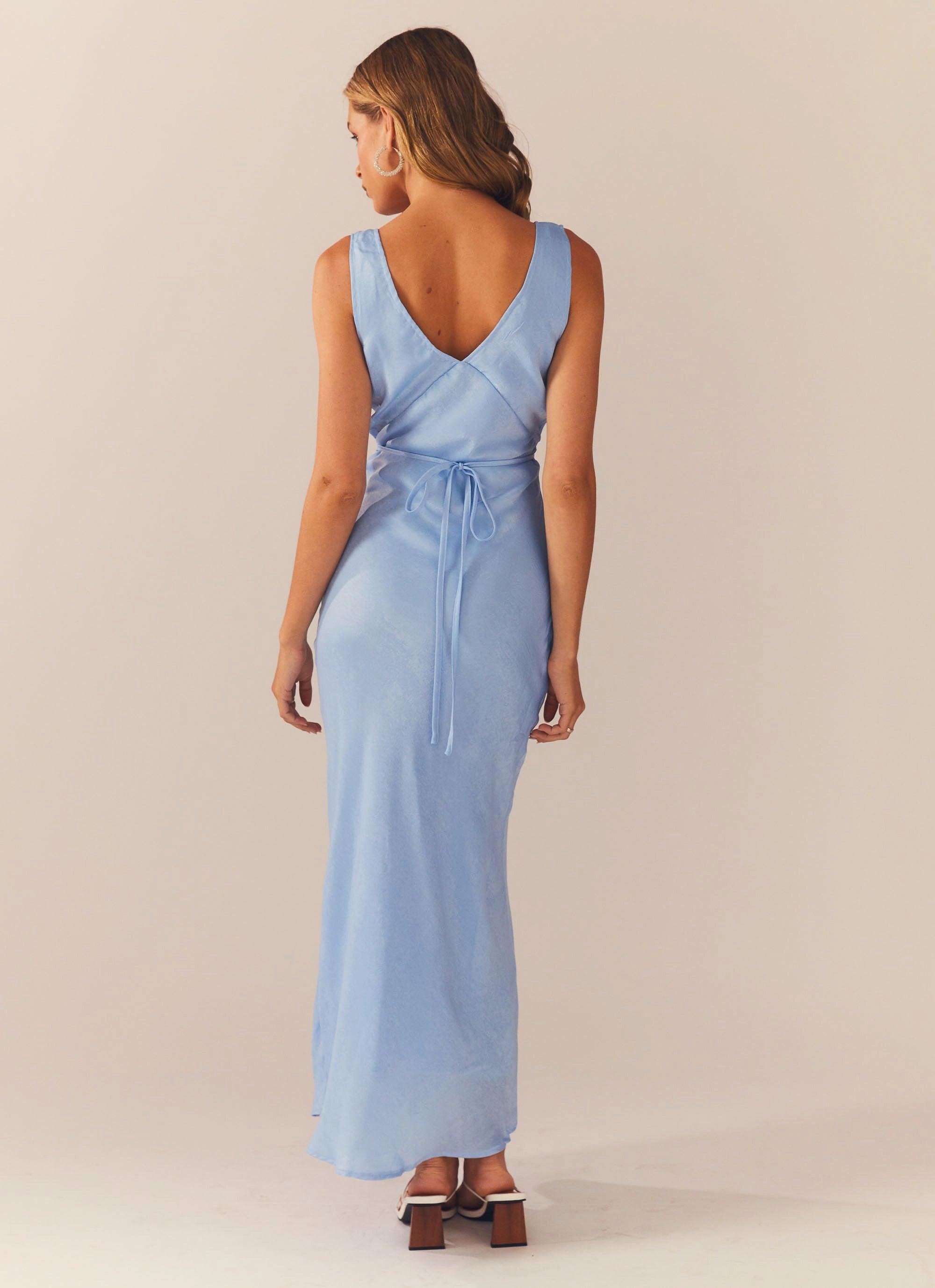 Comfort Fit Loren Maxi Dress - Blue