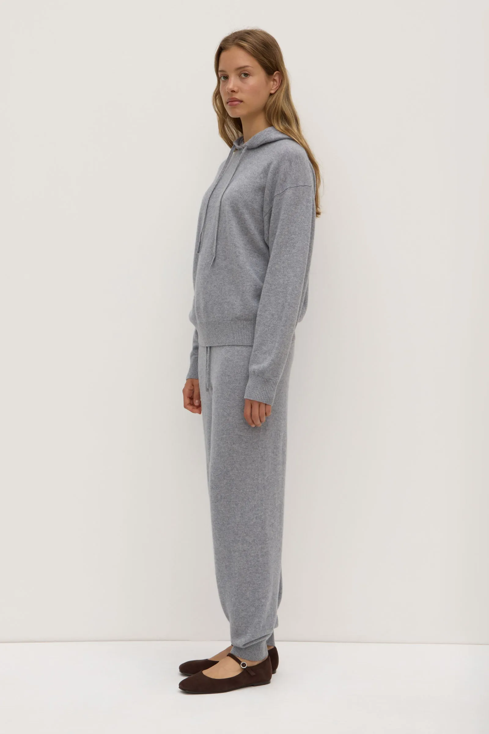 Wrinkle Resistant Finish Lorrie Cashmere Hoodie