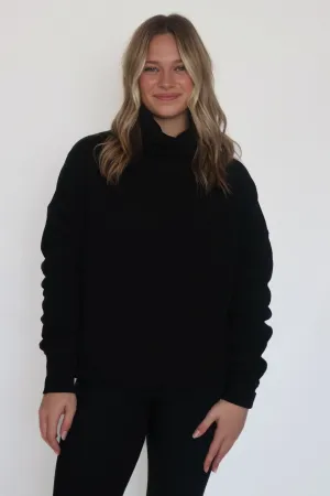 Temperature Control Fabric Lounge Layer Turtleneck