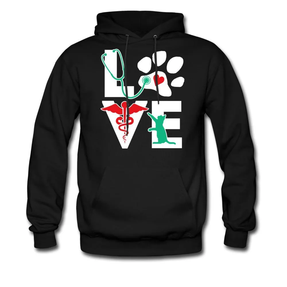 Love Veterinary Cat Unisex Hoodie