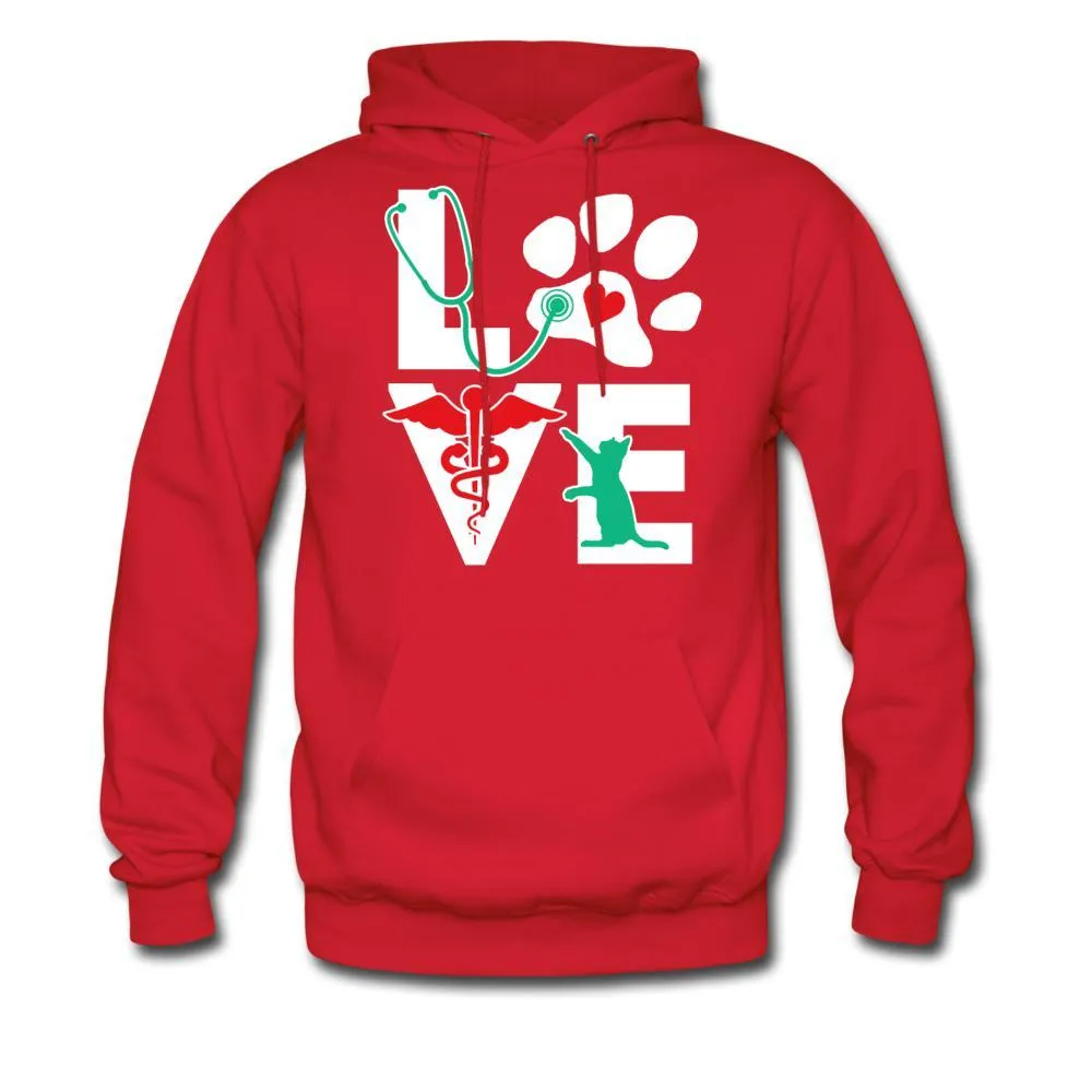 Love Veterinary Cat Unisex Hoodie