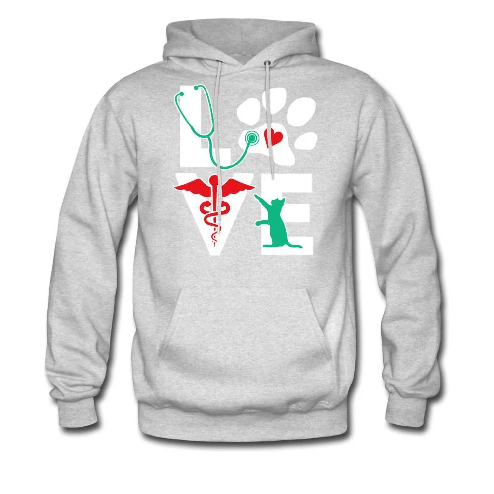 Love Veterinary Cat Unisex Hoodie