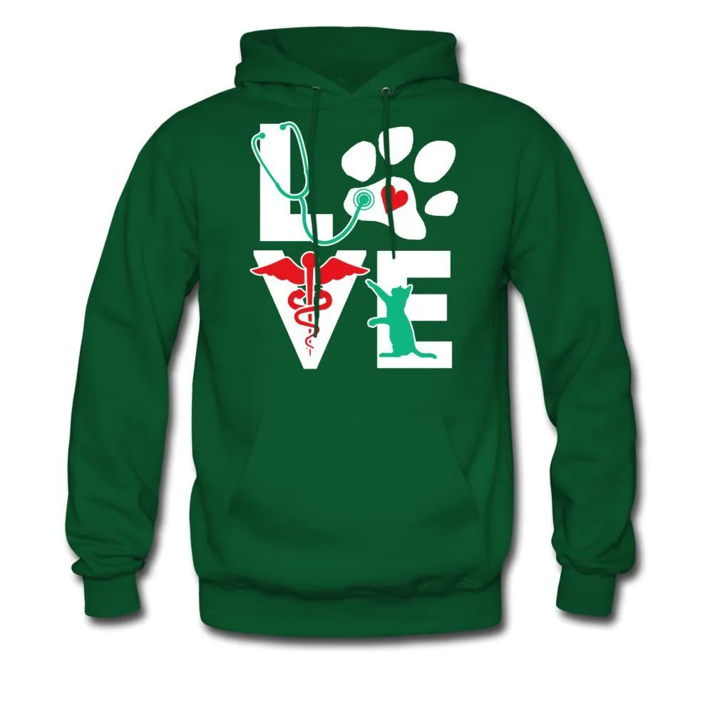 Love Veterinary Cat Unisex Hoodie
