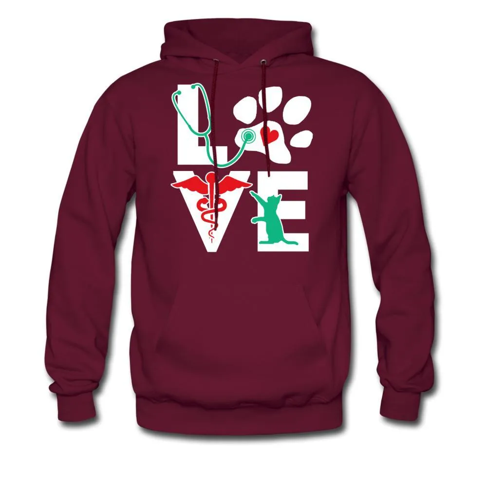 Love Veterinary Cat Unisex Hoodie