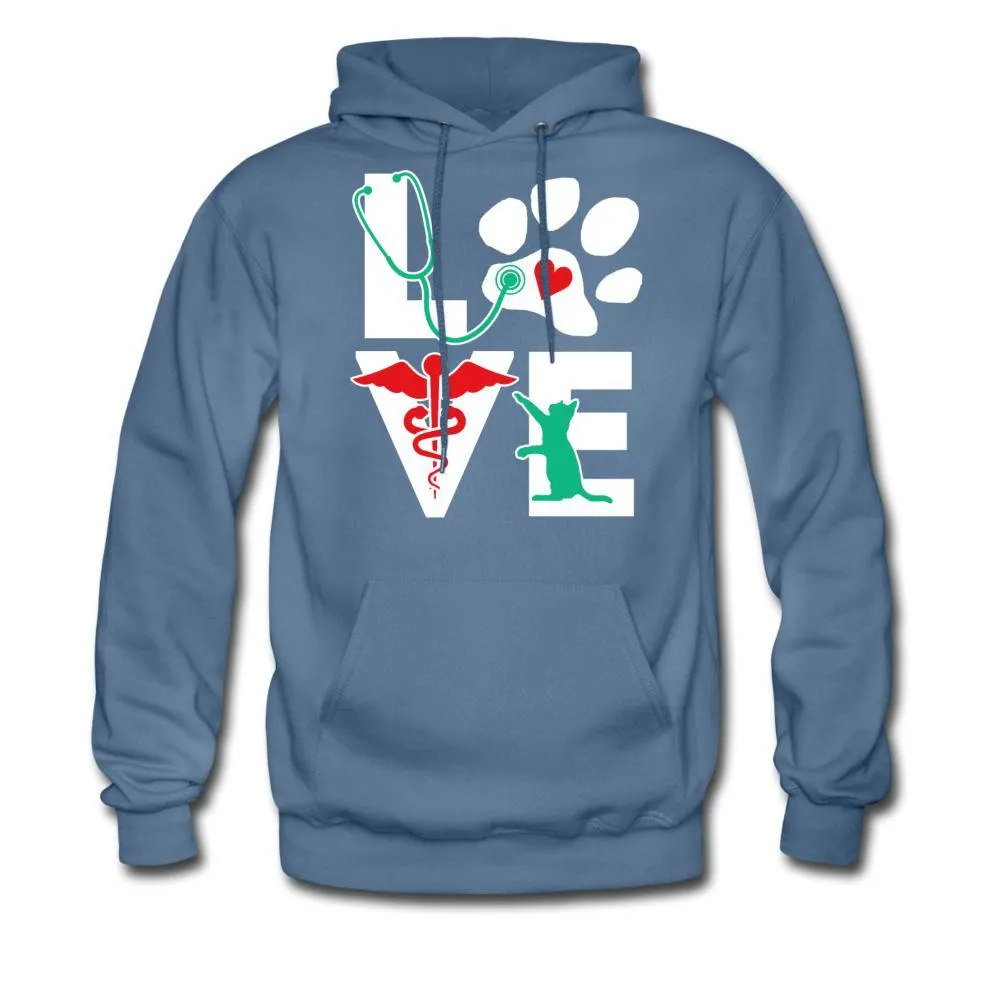 Love Veterinary Cat Unisex Hoodie