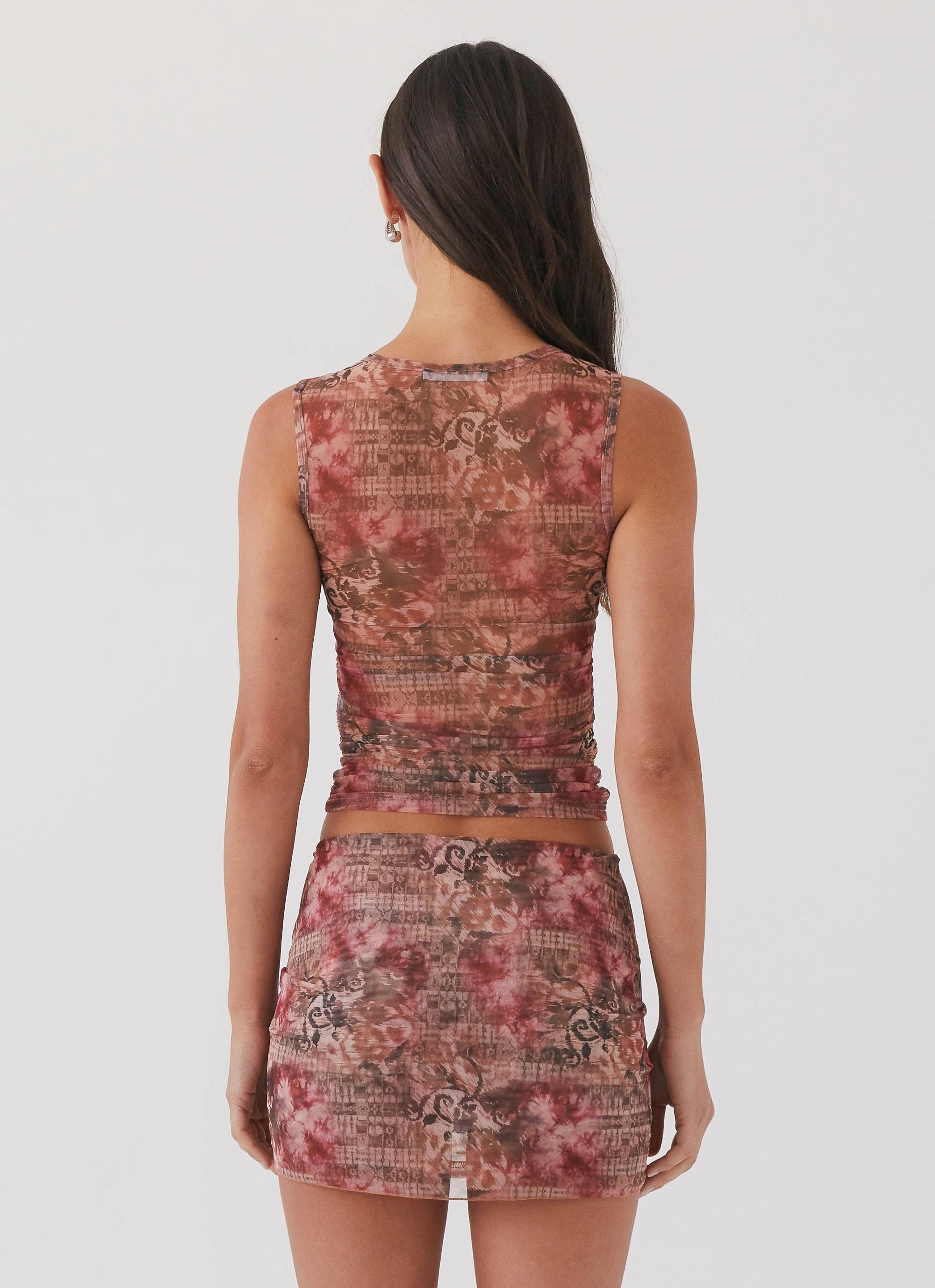 UV Protection Water resistant coating Love Child Mesh Tank Top - Palais Floral