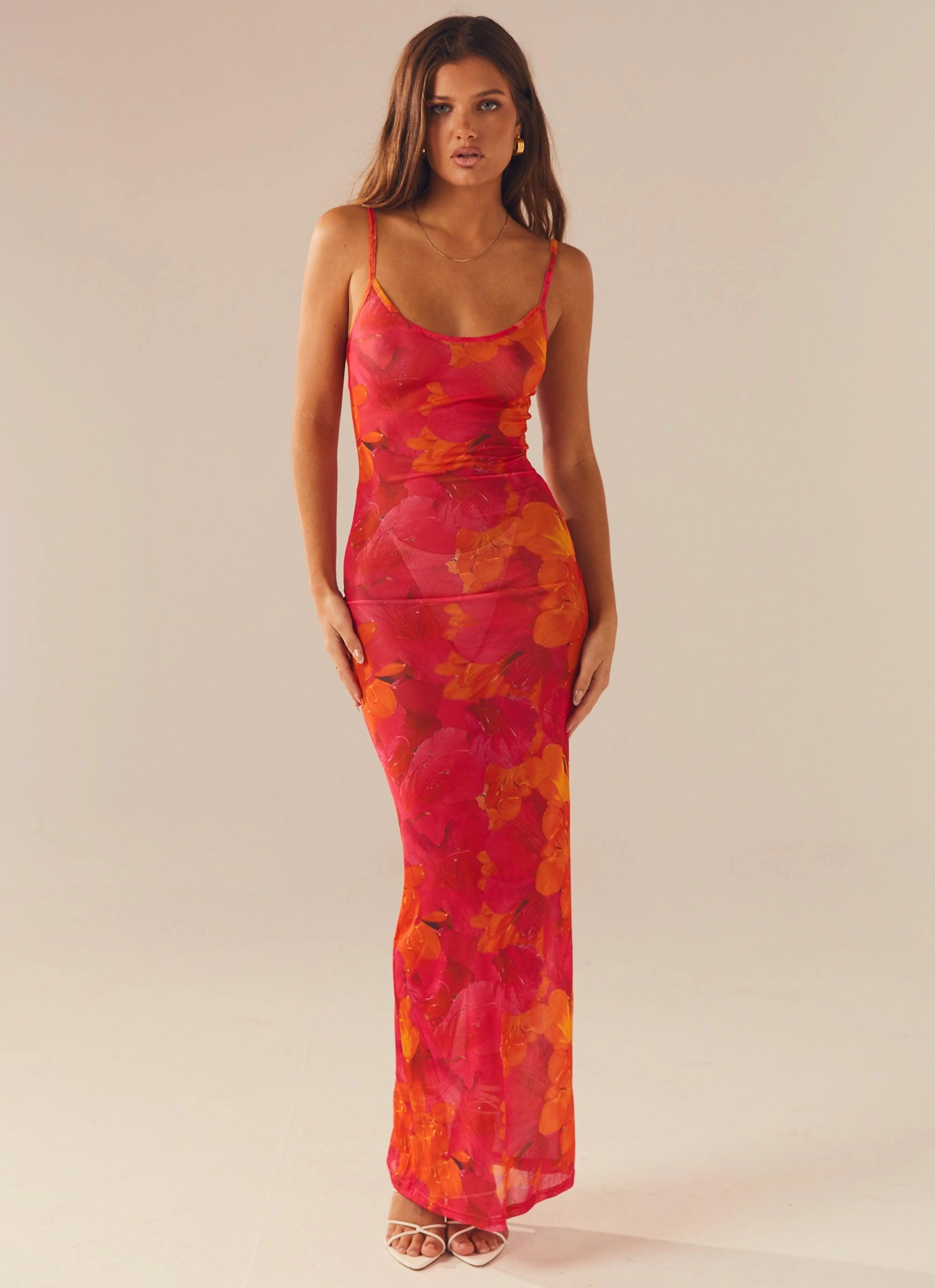 Professional Comfort Art Soul Love On The Run Maxi Dress - Floral Sun