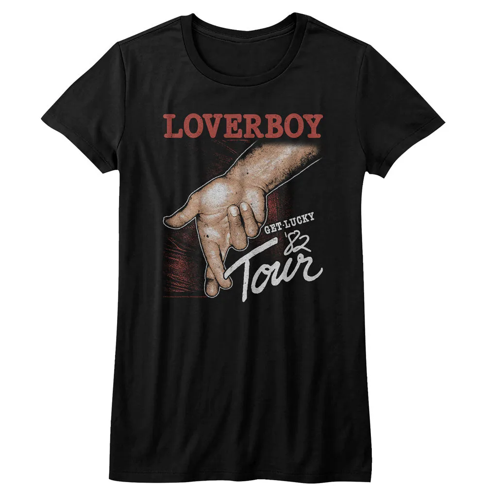 Loverboy Get Lucky Tour Women's T-Shirt