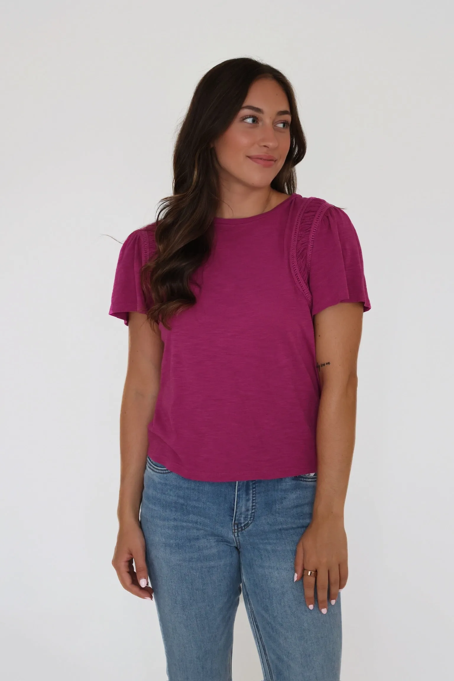 Francie Top Sustainable Production Methods Ultra Soft Handfeel