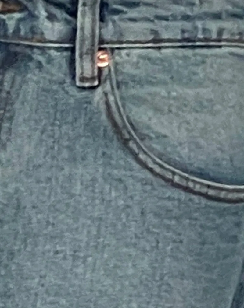 Low Rise Roomy Jeans in Vintage Bleach
