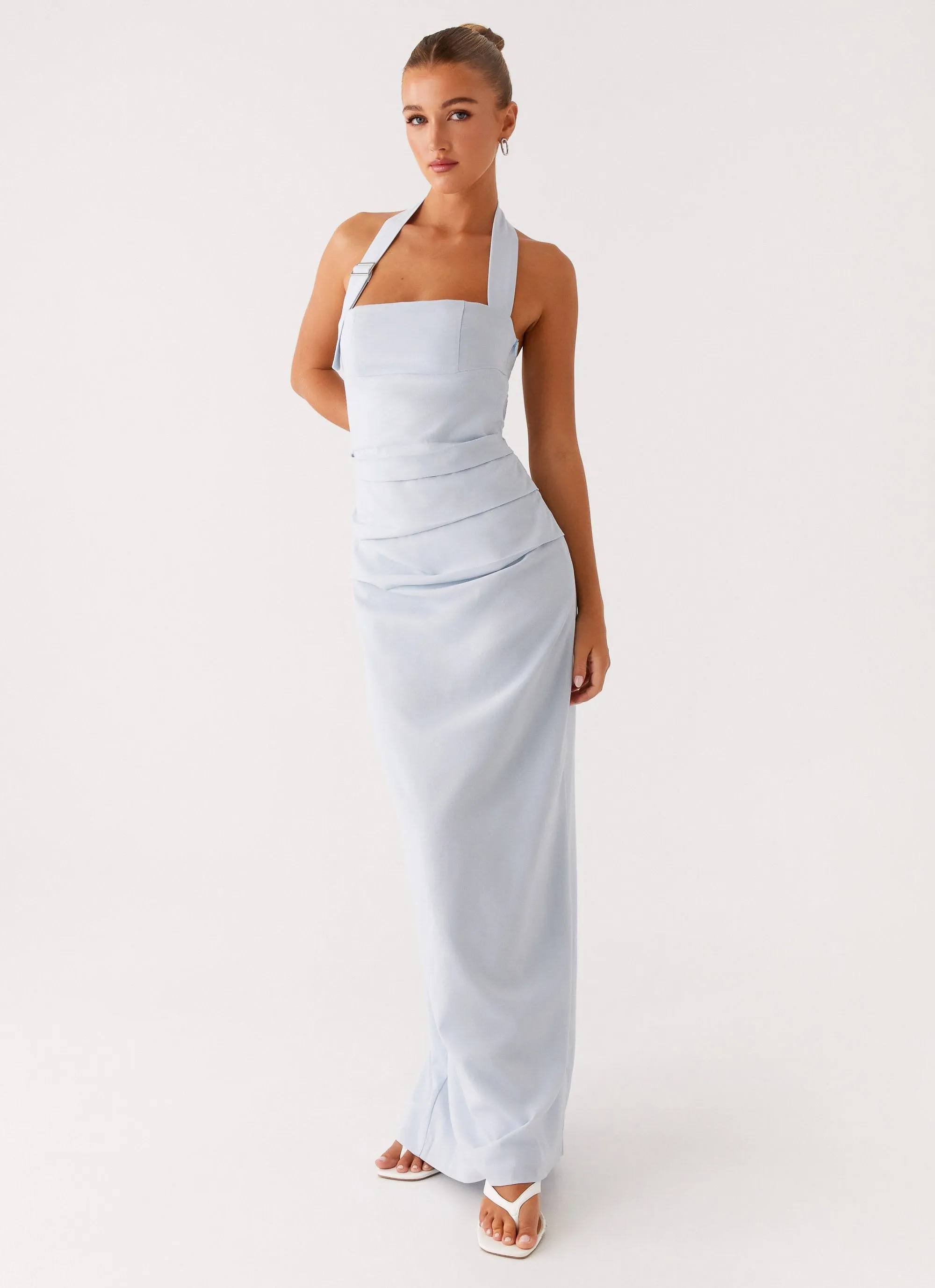 Cool Shape Relaxed Look Rumour Has it Maxi Dress - Blue