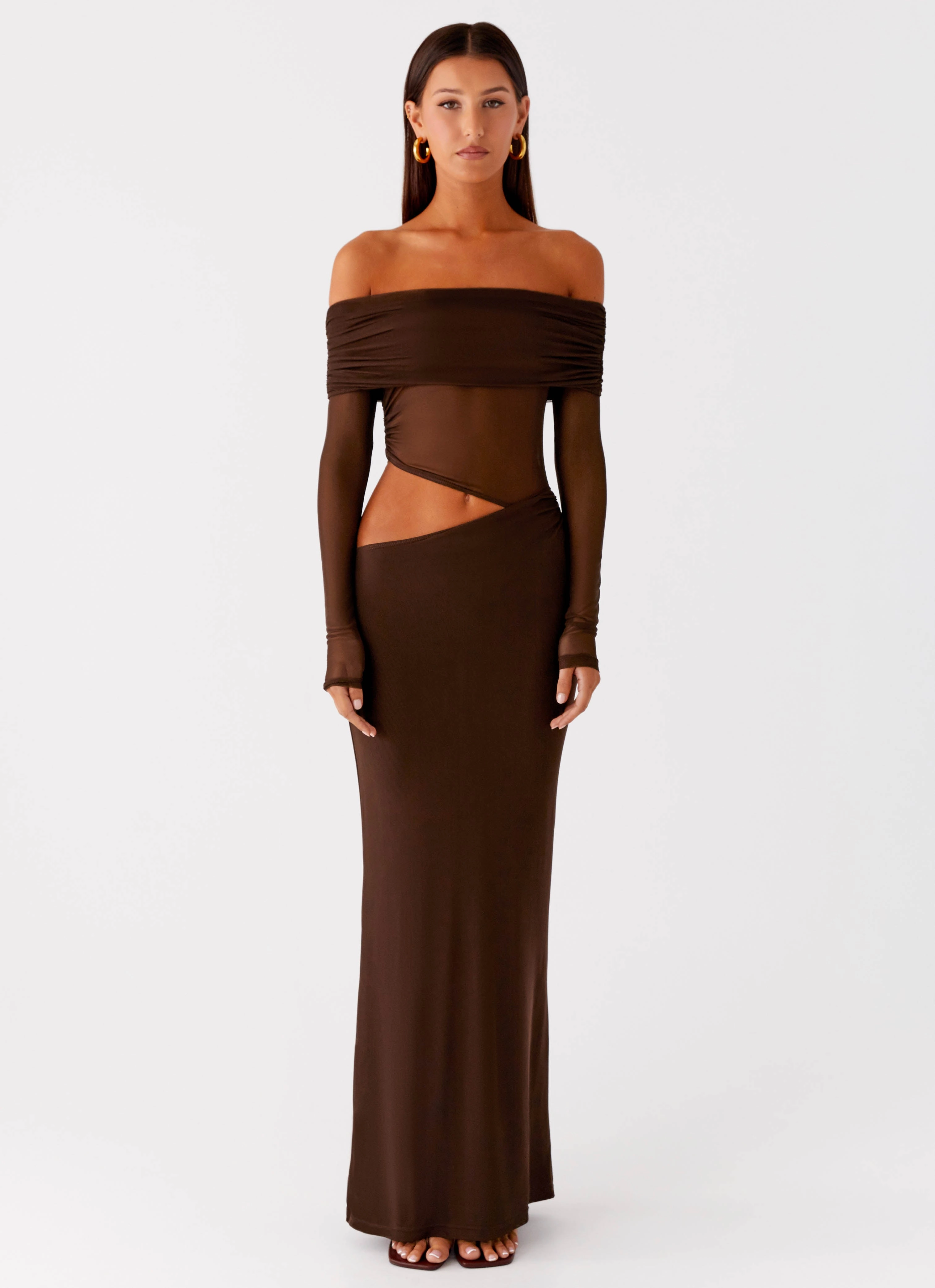 Emery Maxi Dress - Chocolate New Spirit Cozy Vibes