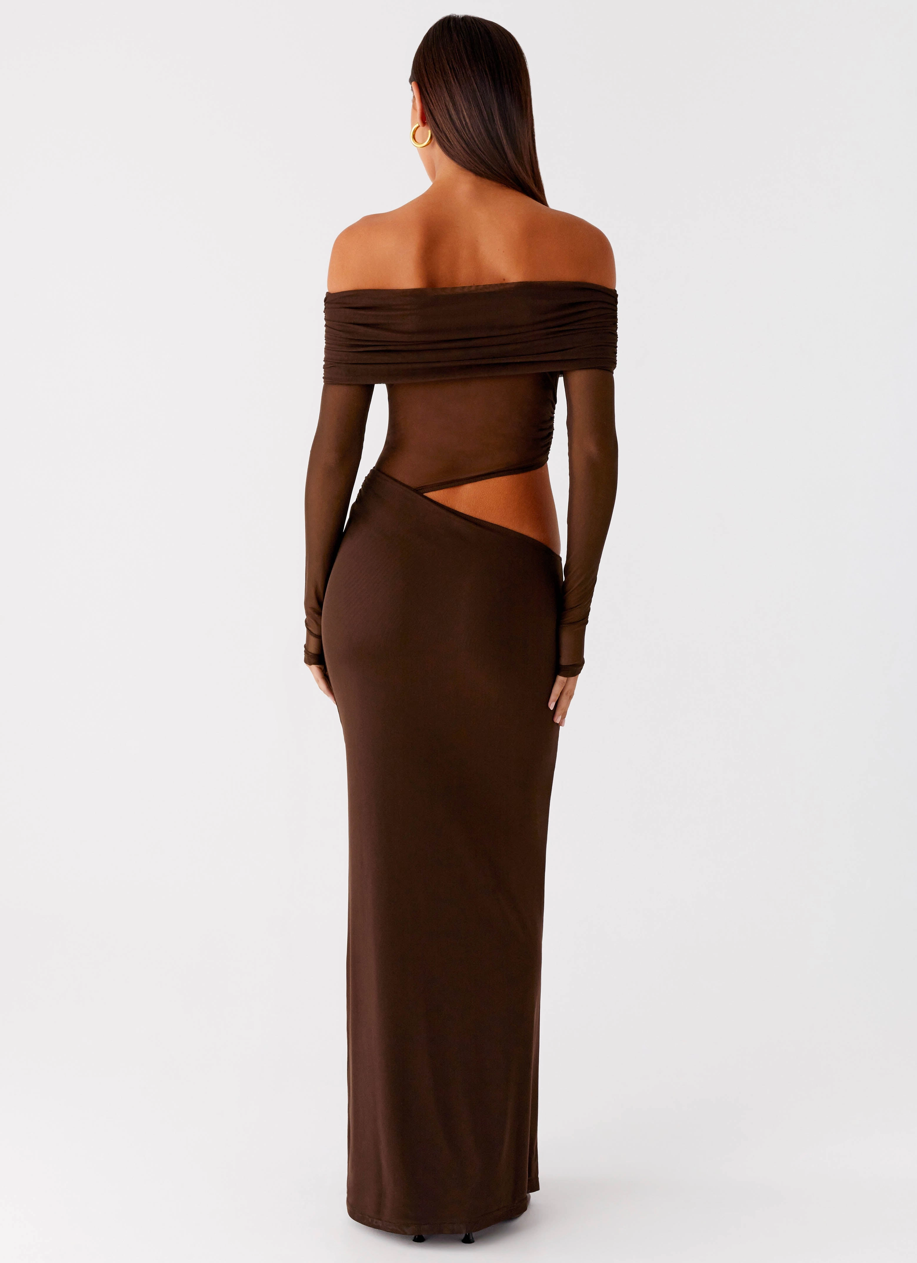 Emery Maxi Dress - Chocolate Versatile Comfort Wear everyday staple