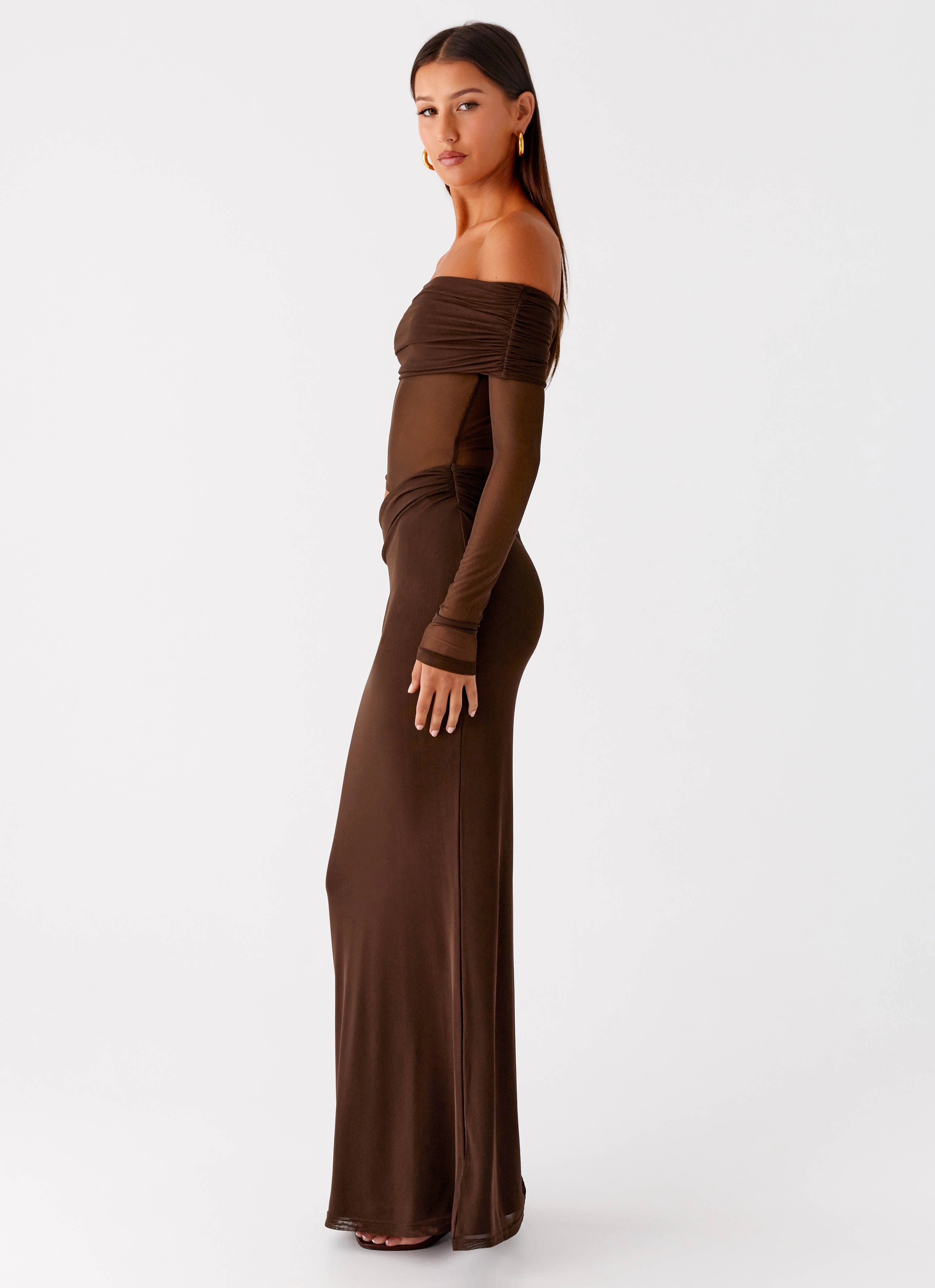 Smile Feel Emery Maxi Dress - Chocolate