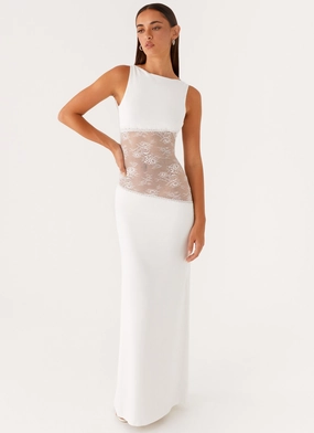 Lucinda Maxi Dress - White Timeless Touch