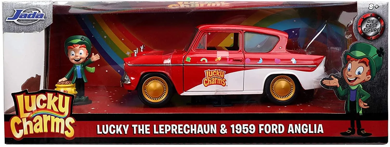 Lucky Charms 1959 Ford Anglia 1:24 Die Cast Vehicle