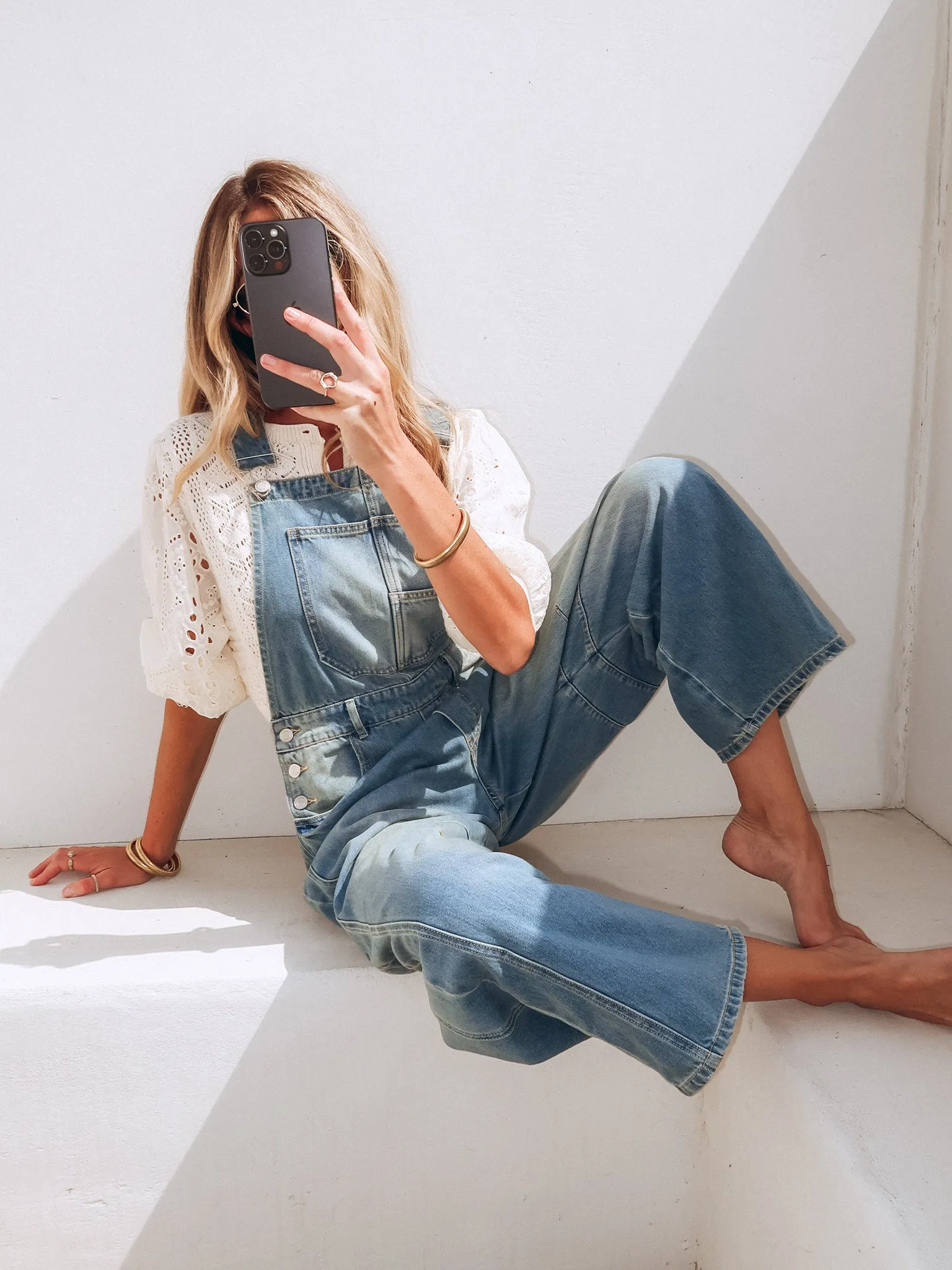Lucky One Barrel Denim Overalls - Final Sale