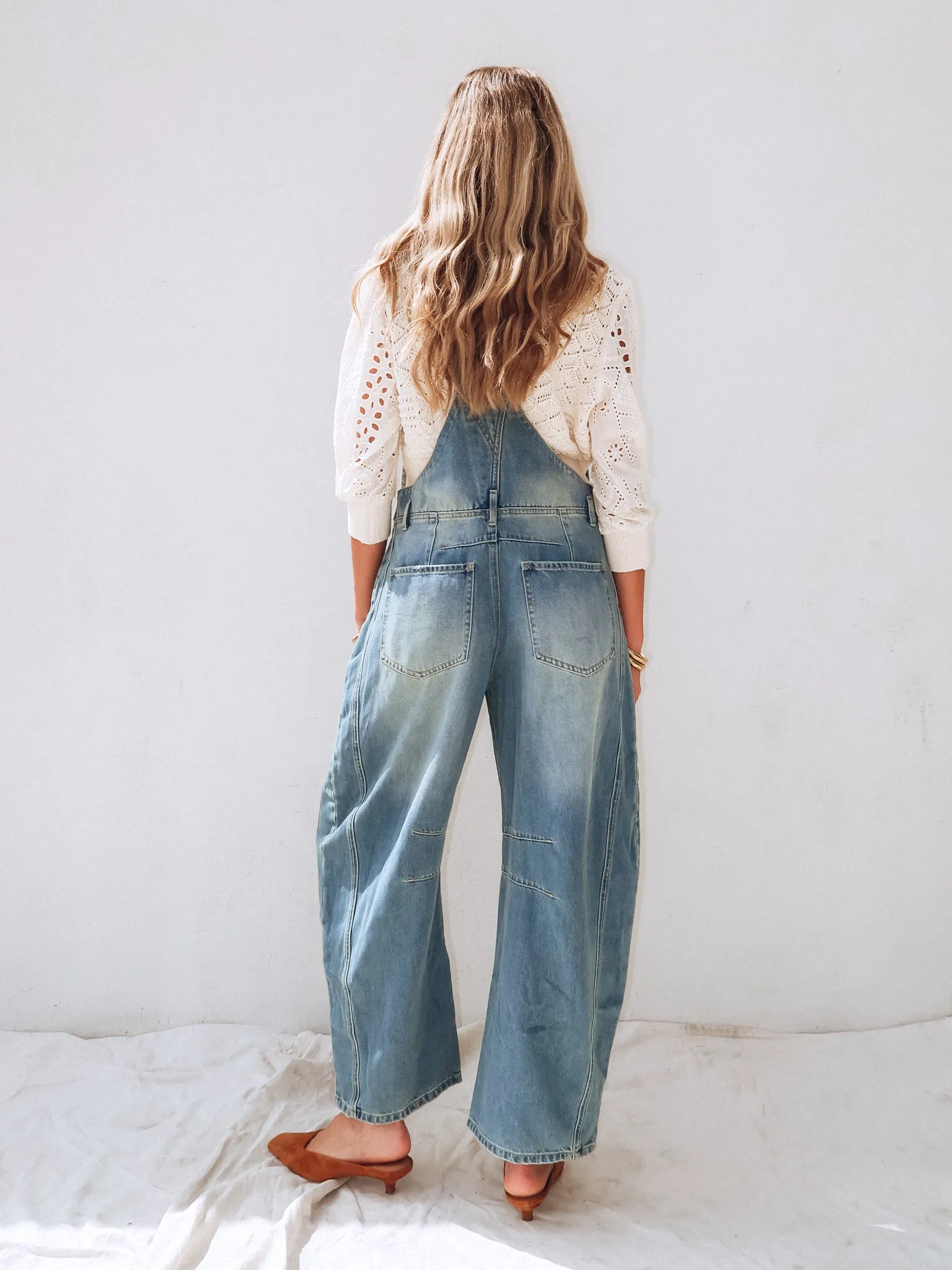 Lucky One Barrel Denim Overalls - Final Sale