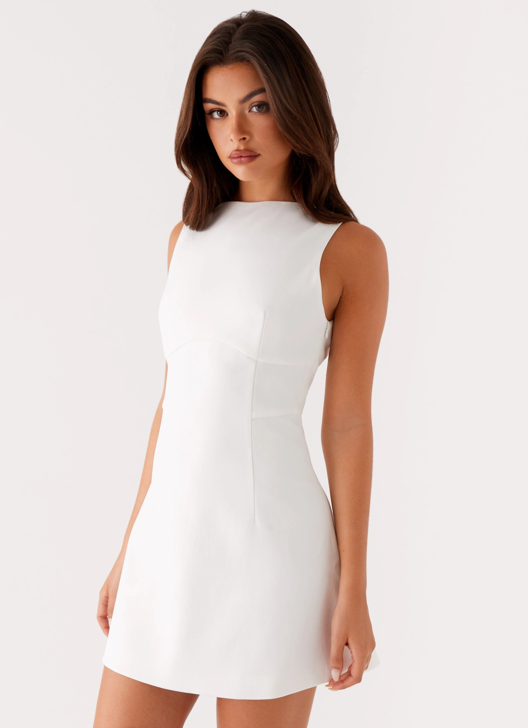 Perfect Fit Look Lulita Mini Dress - White