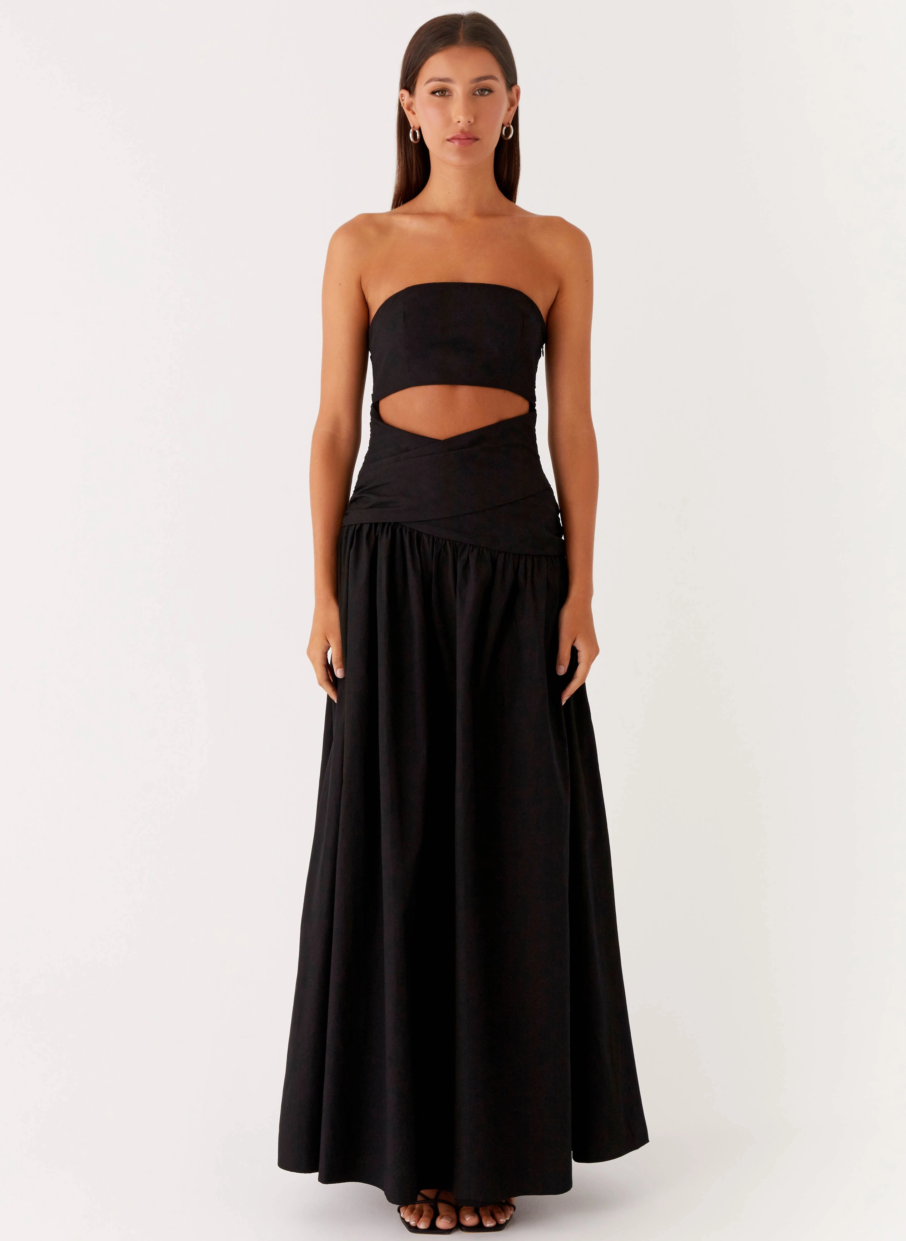 Lumen Maxi Dress - Black Stylish Cut
