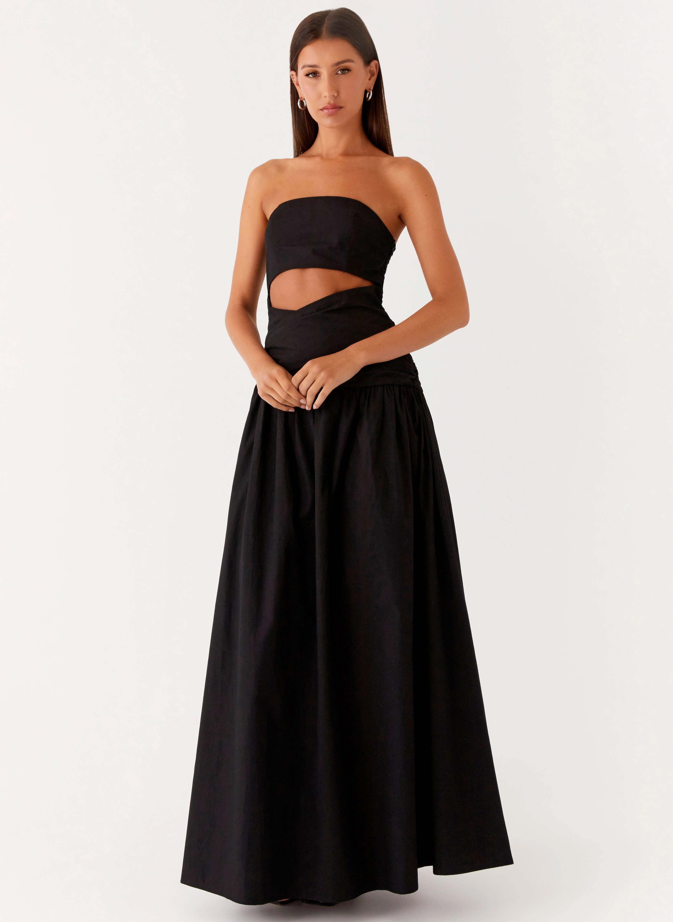 Special-Occasion Smooth Blend Lumen Maxi Dress - Black
